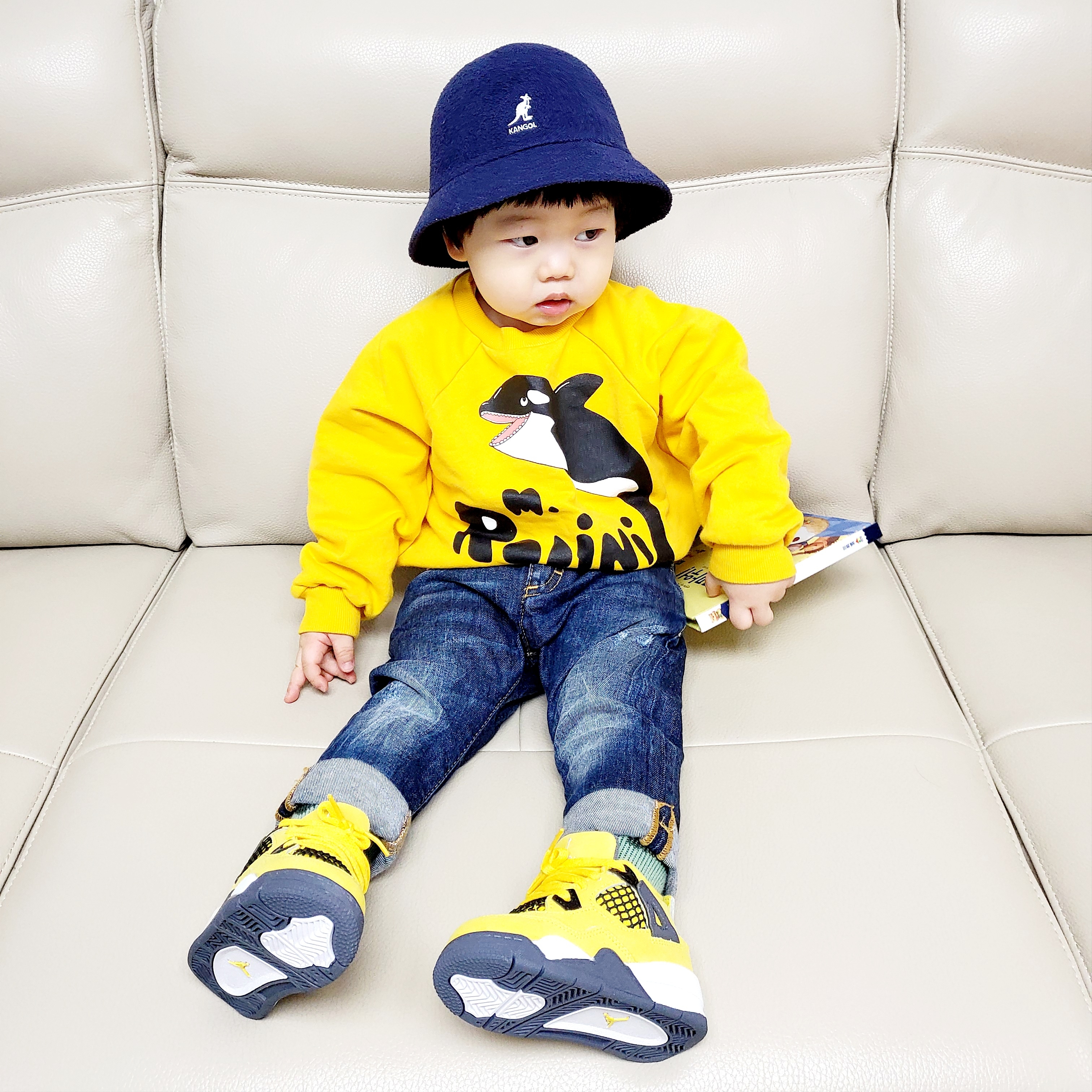 (TD) Jordan 4 Retro Tour Yellow 착용 스타일 - 2