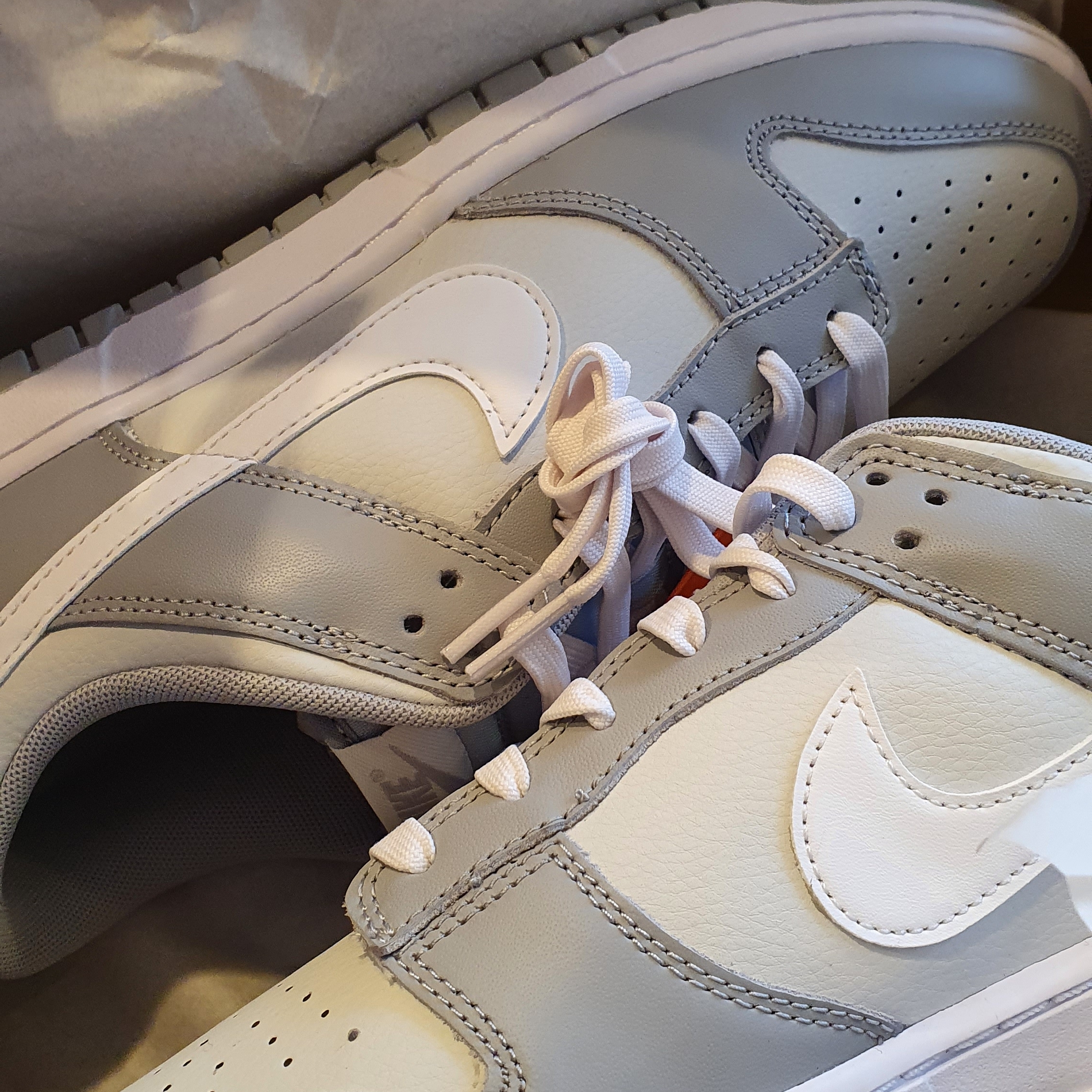 Nike Dunk Low Retro Wolf Grey 착용 스타일