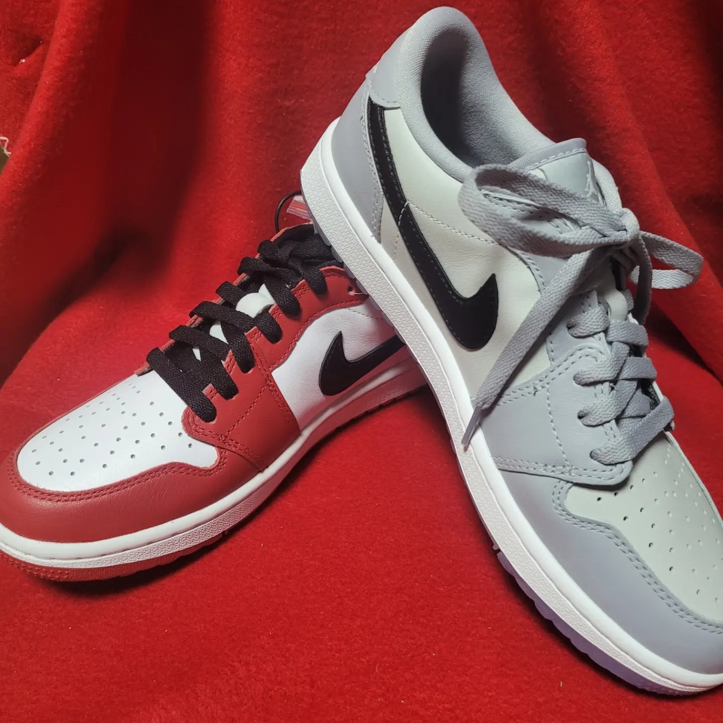 Jordan 1 Low Golf Chicago, Jordan 1 Low Golf Wolf Grey 착용 스타일 - 3