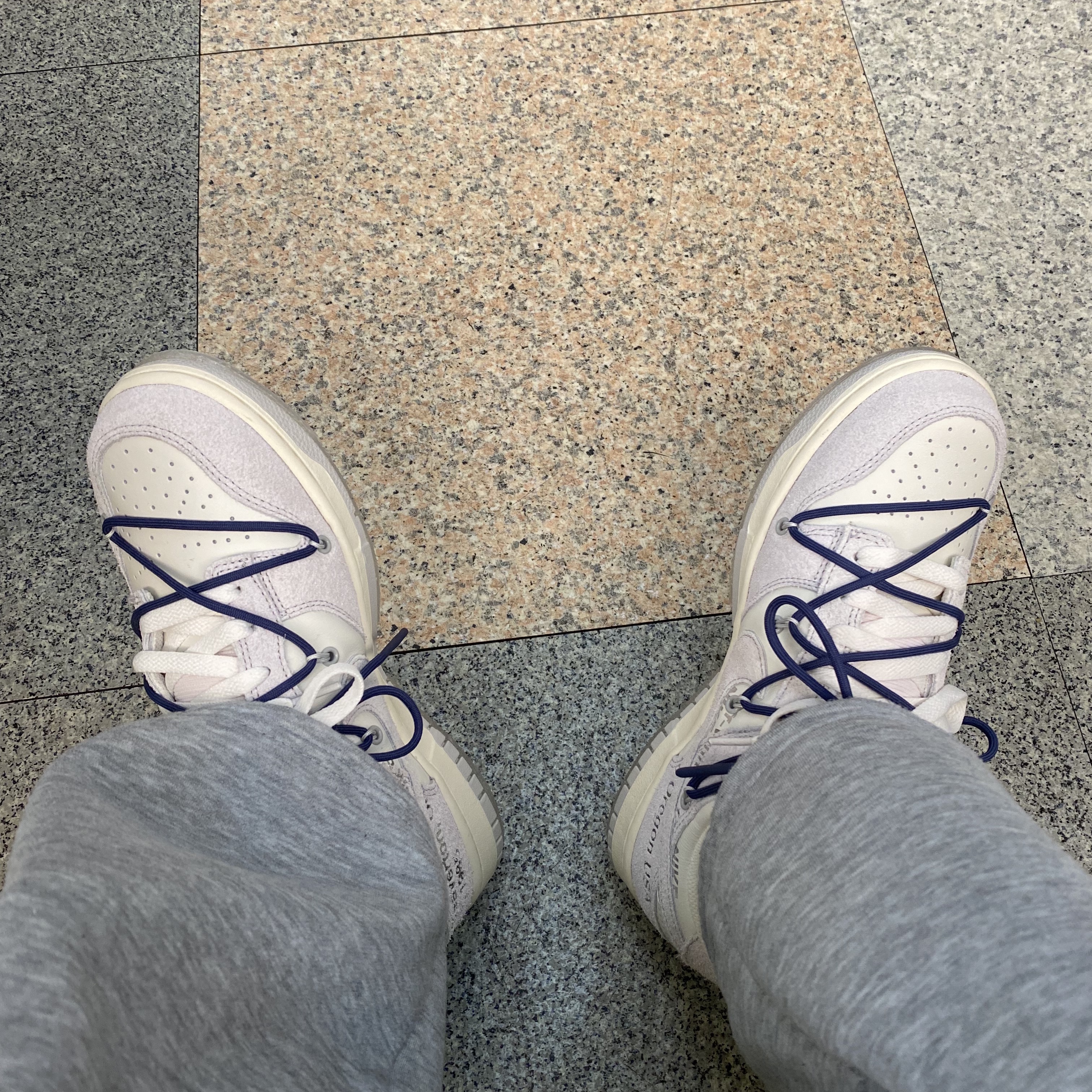 Nike x Off-White Dunk Low The 50 - Lot 18 착용 스타일