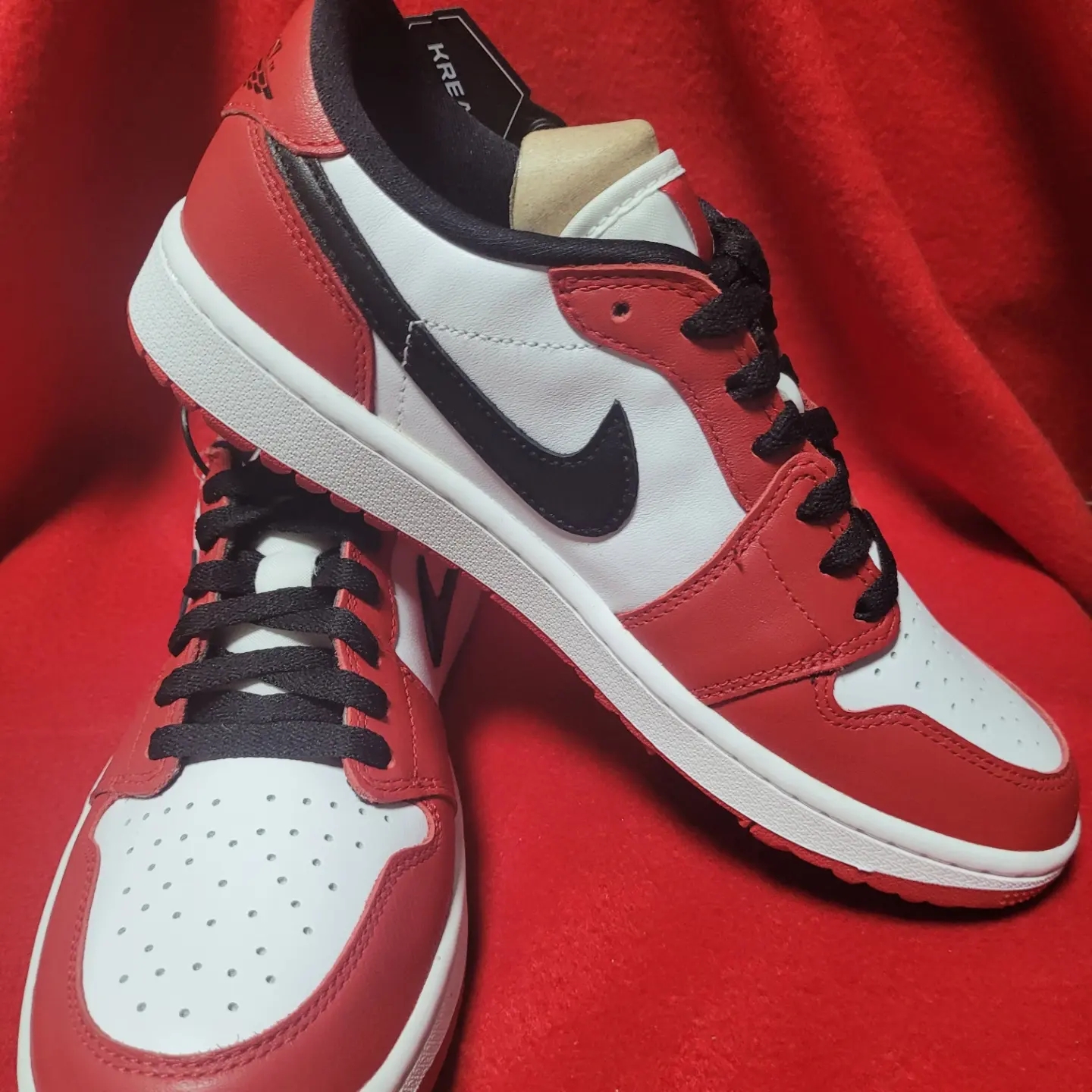 Jordan 1 Low Golf Chicago, Jordan 1 Low Golf Wolf Grey 착용 스타일 - 1