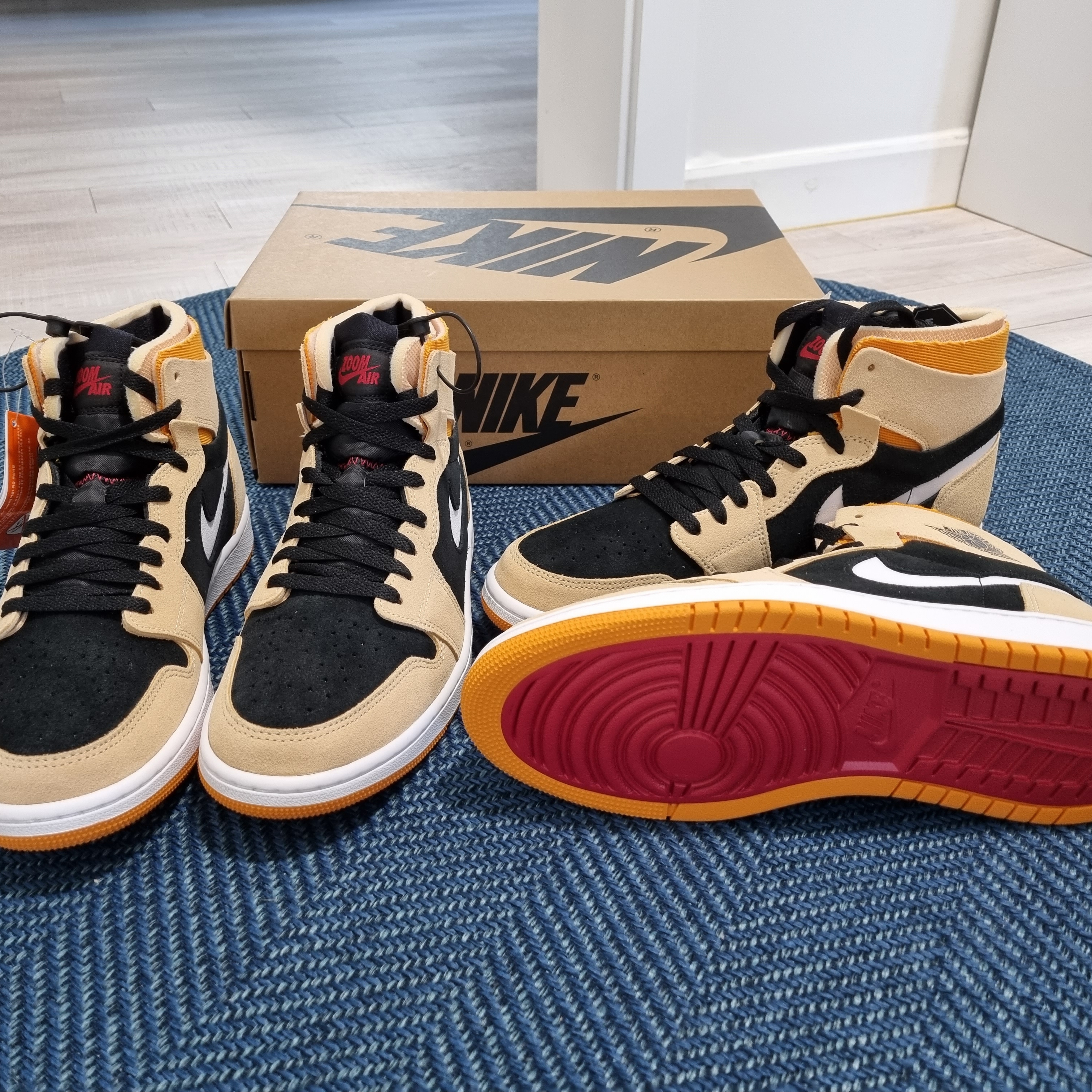 Jordan 1 Zoom Air CMFT Pumpkin Spice 착용 스타일