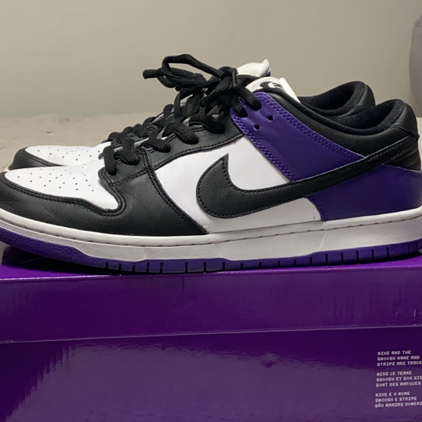 Nike SB Dunk Low Pro Court Purple 착용 스타일