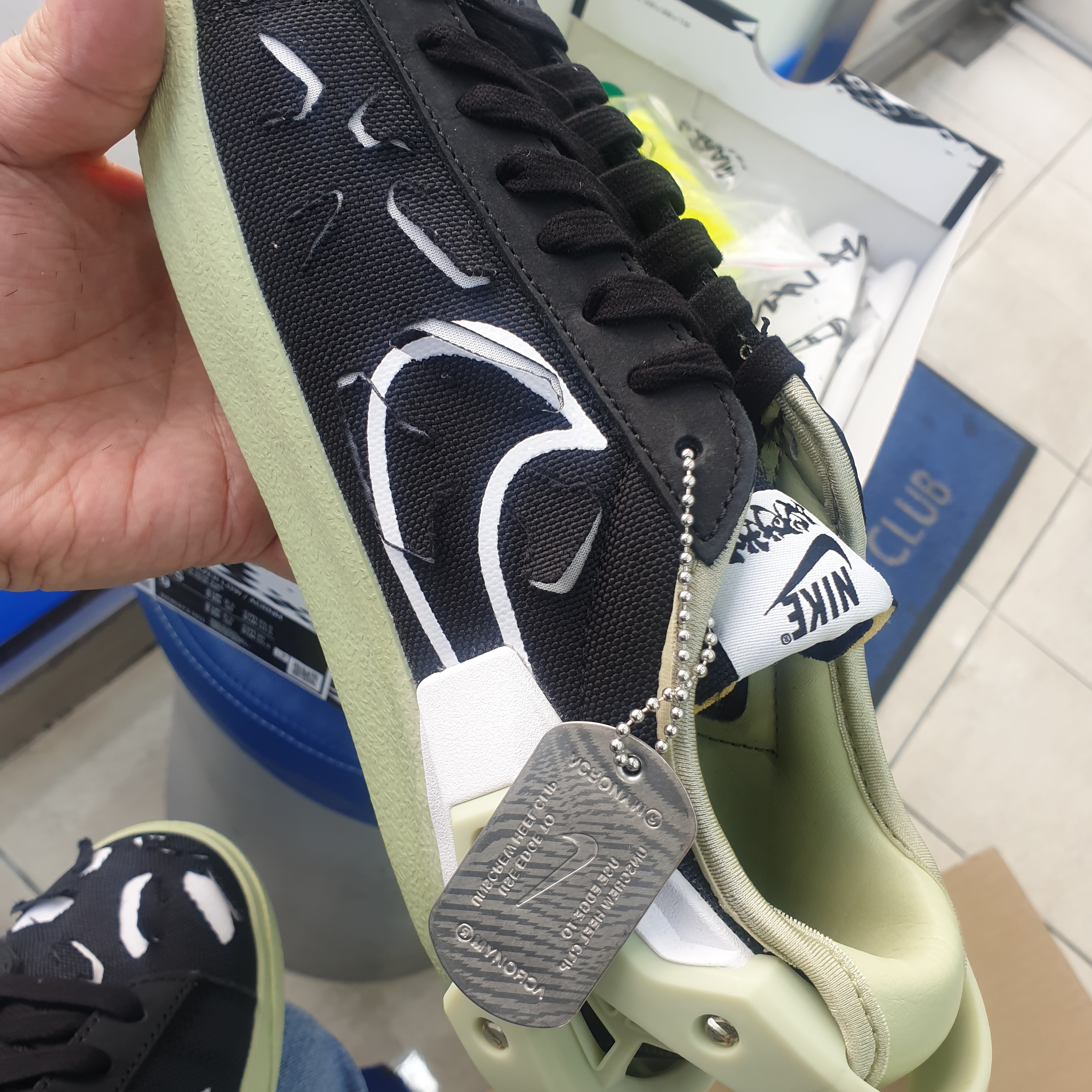 Nike x Acronym Blazer Low Black 착용 스타일 - 2