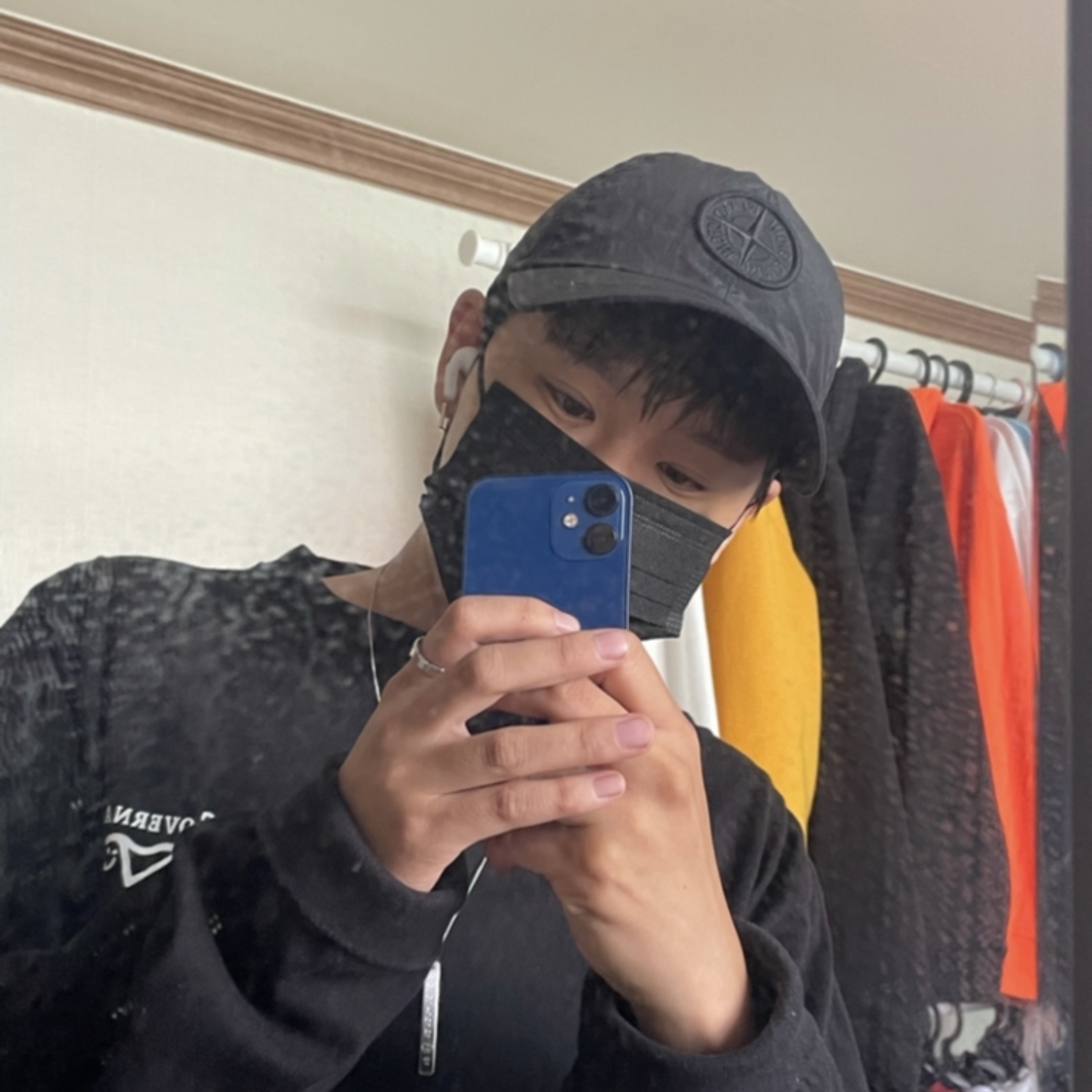 Stone Island 114WN T.CO+OLD Overshirt Black - 22SS 착용 스타일 - 2