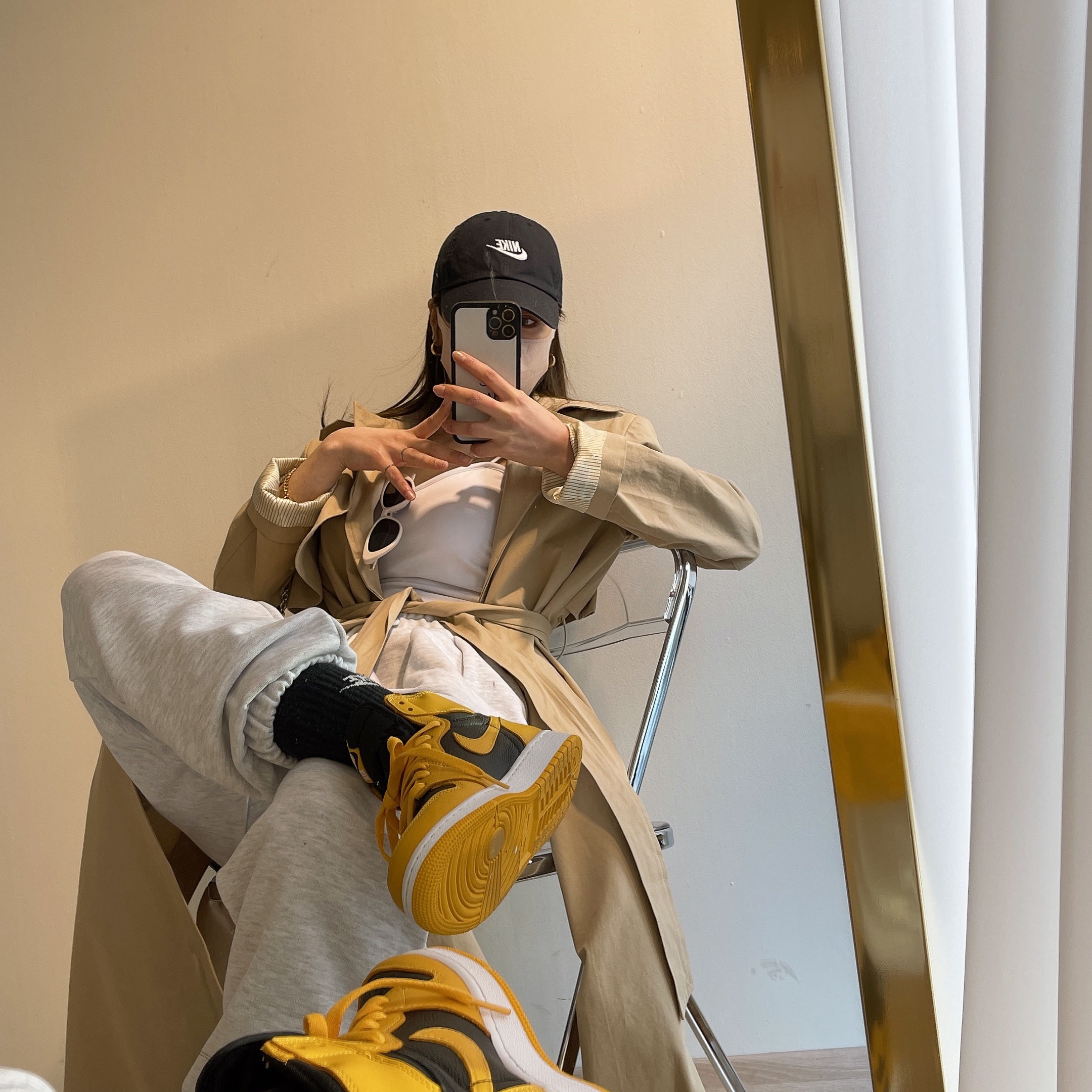Jordan 1 Retro High OG Pollen 착용 스타일 - 3