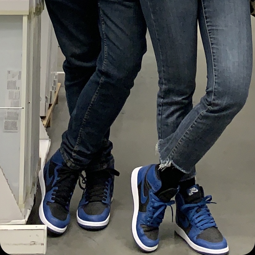 Jordan 1 Retro High OG Dark Marina Blue 착용 스타일