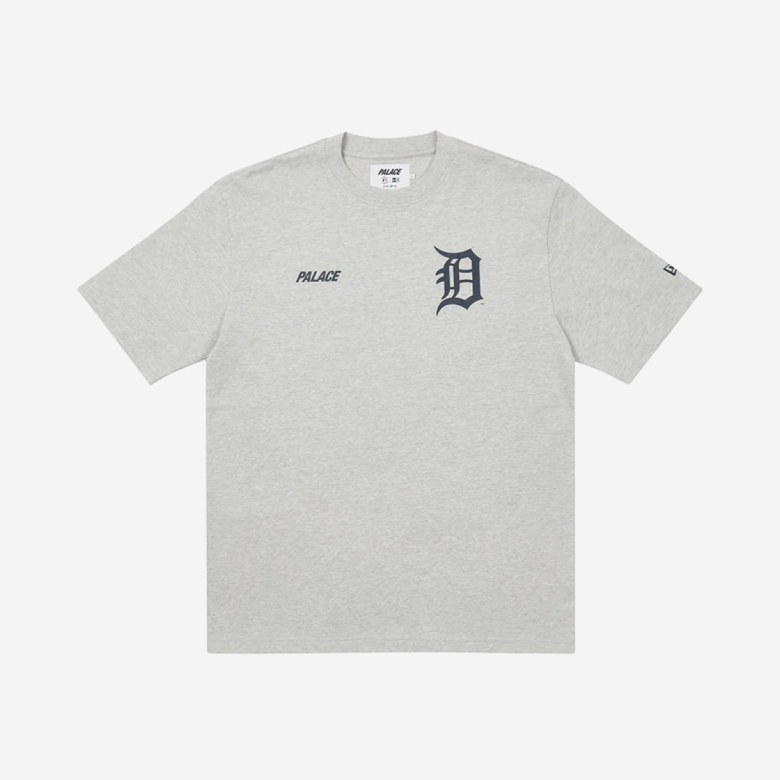 Palace x Detroit Tigers New Era T-Shirt Grey Marl - 22SS 상세 이미지 2