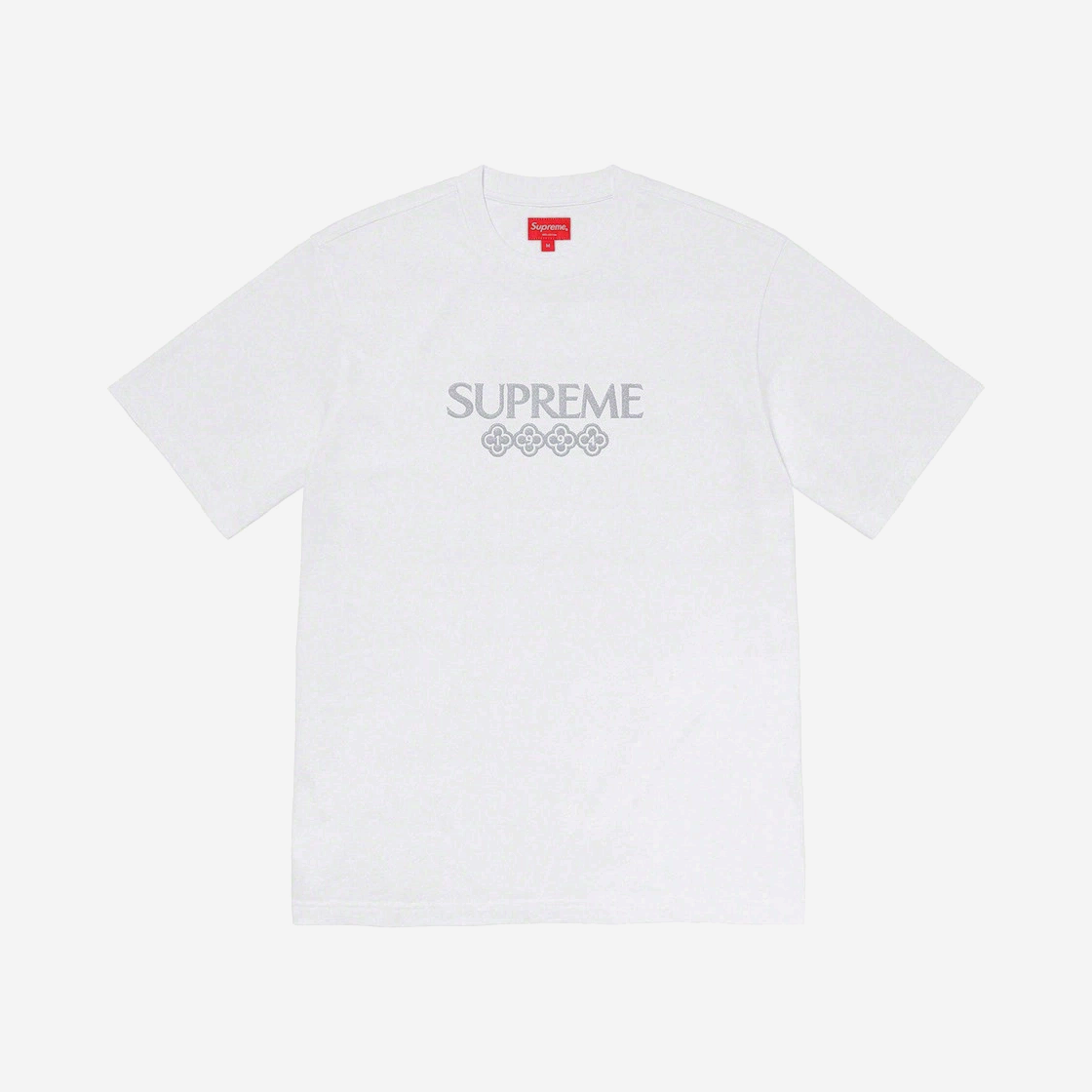 Supreme Glitter S/S Top White - 21FW 상세 이미지 1