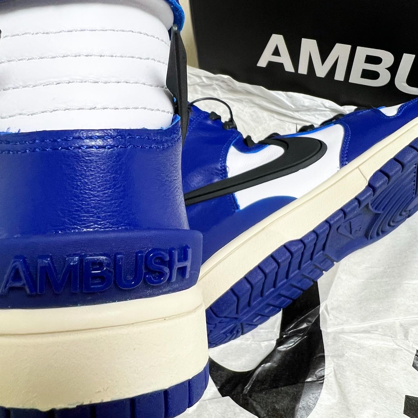 Nike x Ambush Dunk High Deep Royal Blue 착용 스타일 - 3