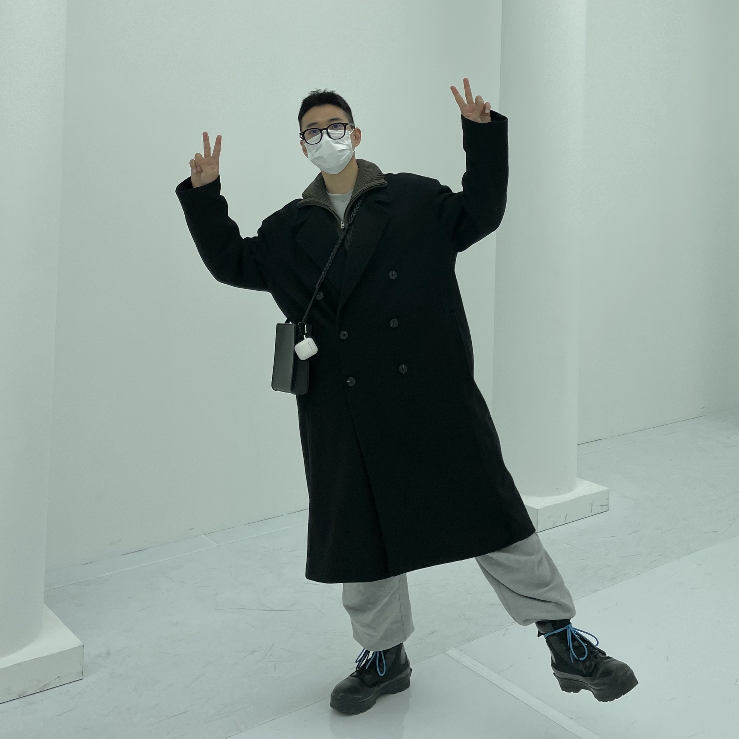 Converse x Ambush Chuck Taylor All Star Duck Boot Black 착용 스타일