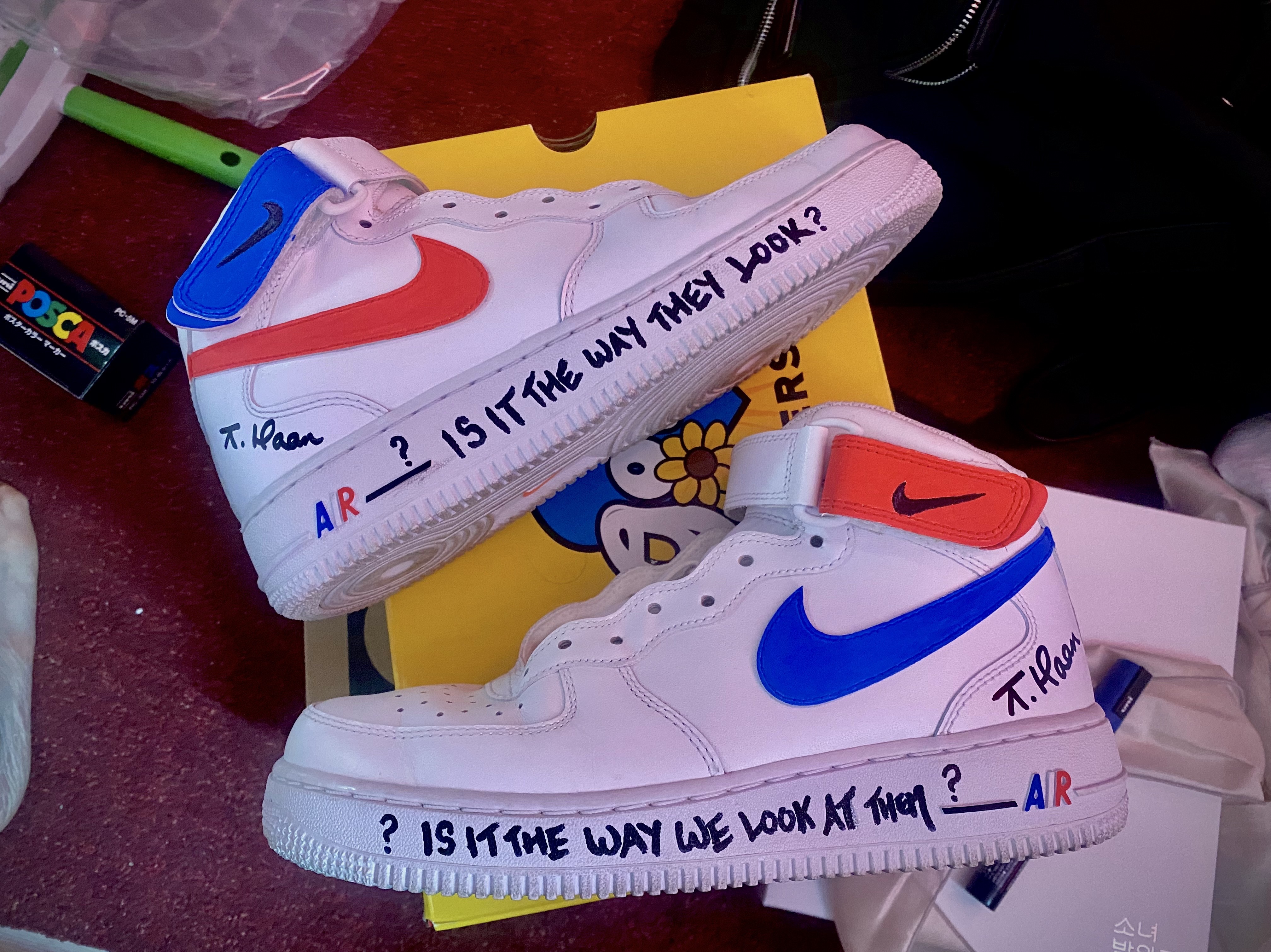 Nike Air Force 1 Mid '07 White 착용 스타일