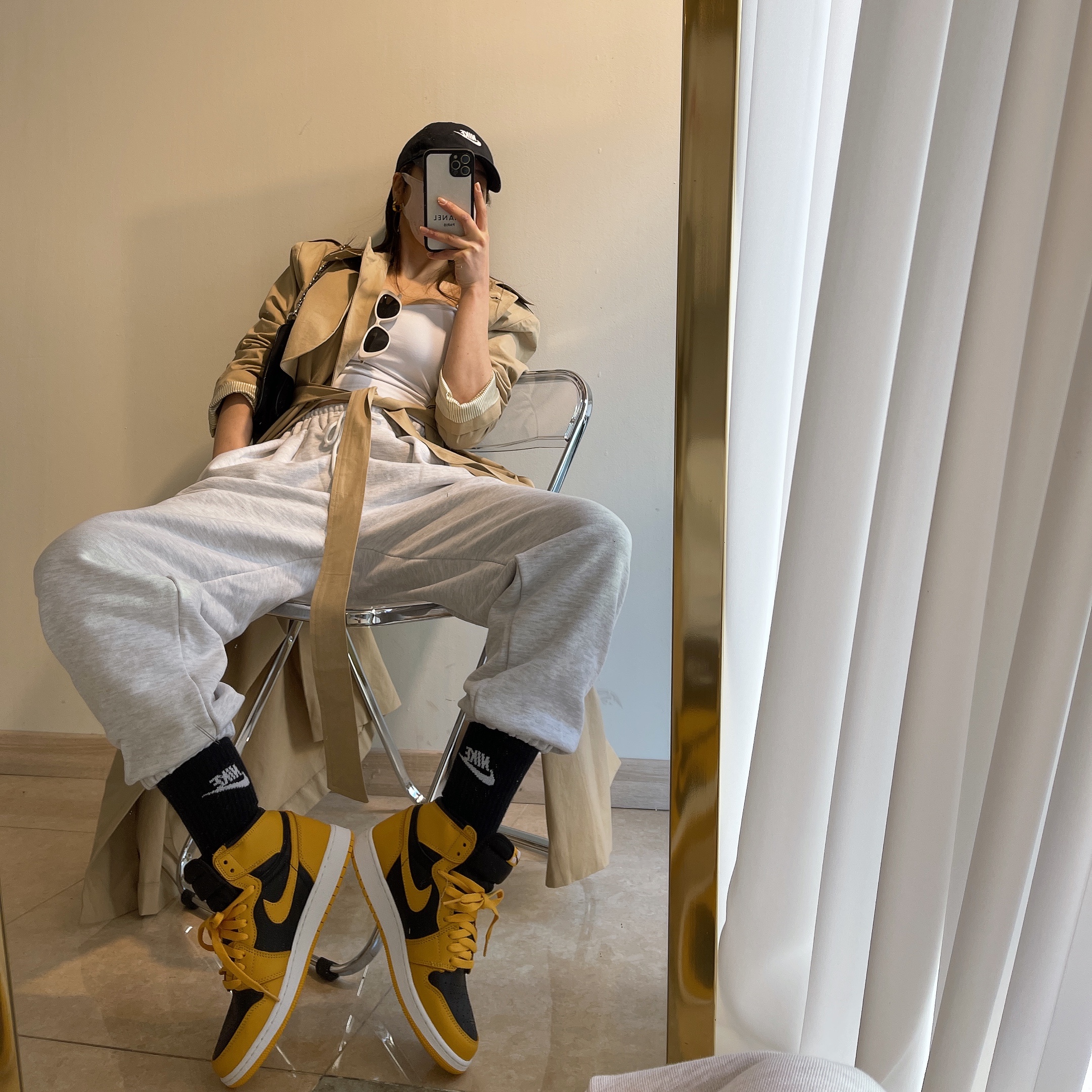Jordan 1 Retro High OG Pollen 착용 스타일 - 4