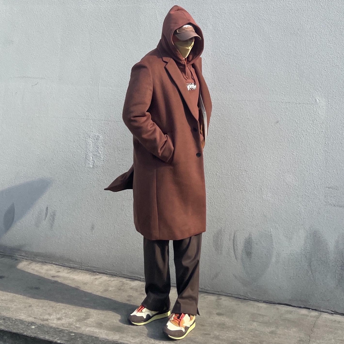 Supreme Bandana Box Logo Hooded Sweatshirt Brown - 19FW, Jordan 1 x Travis Scott Retro High OG SP Mocha 착용 스타일 - 2