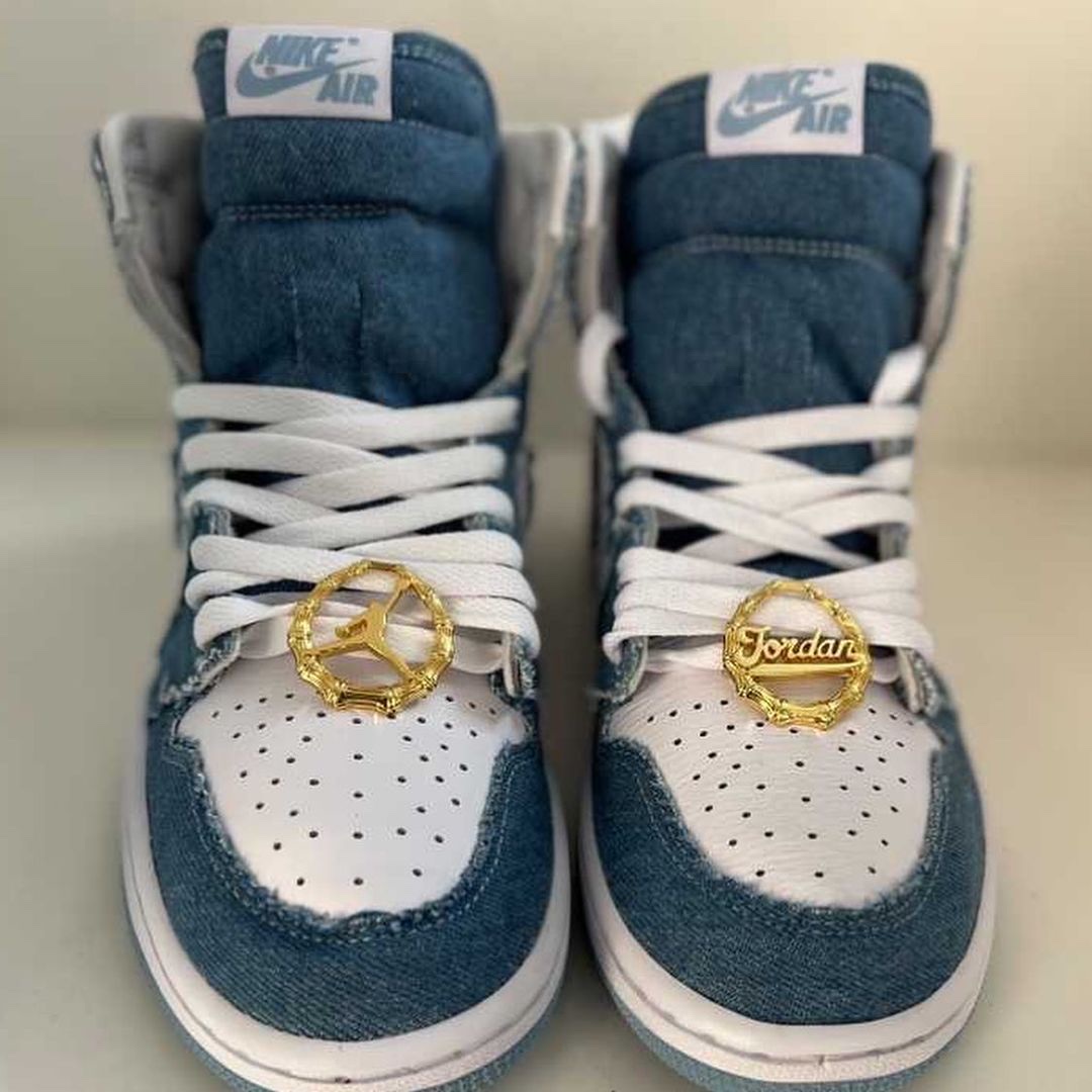 (W) Jordan 1 Retro High OG Denim 착용 스타일 - 3