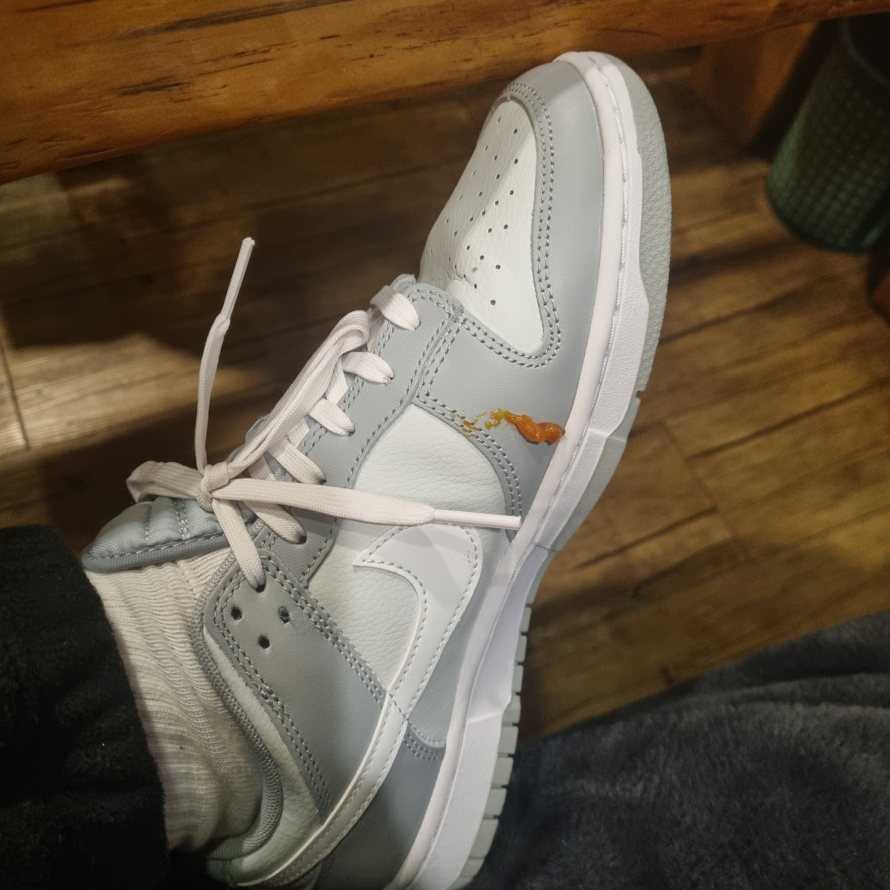 Nike Dunk Low Retro Wolf Grey 착용 스타일