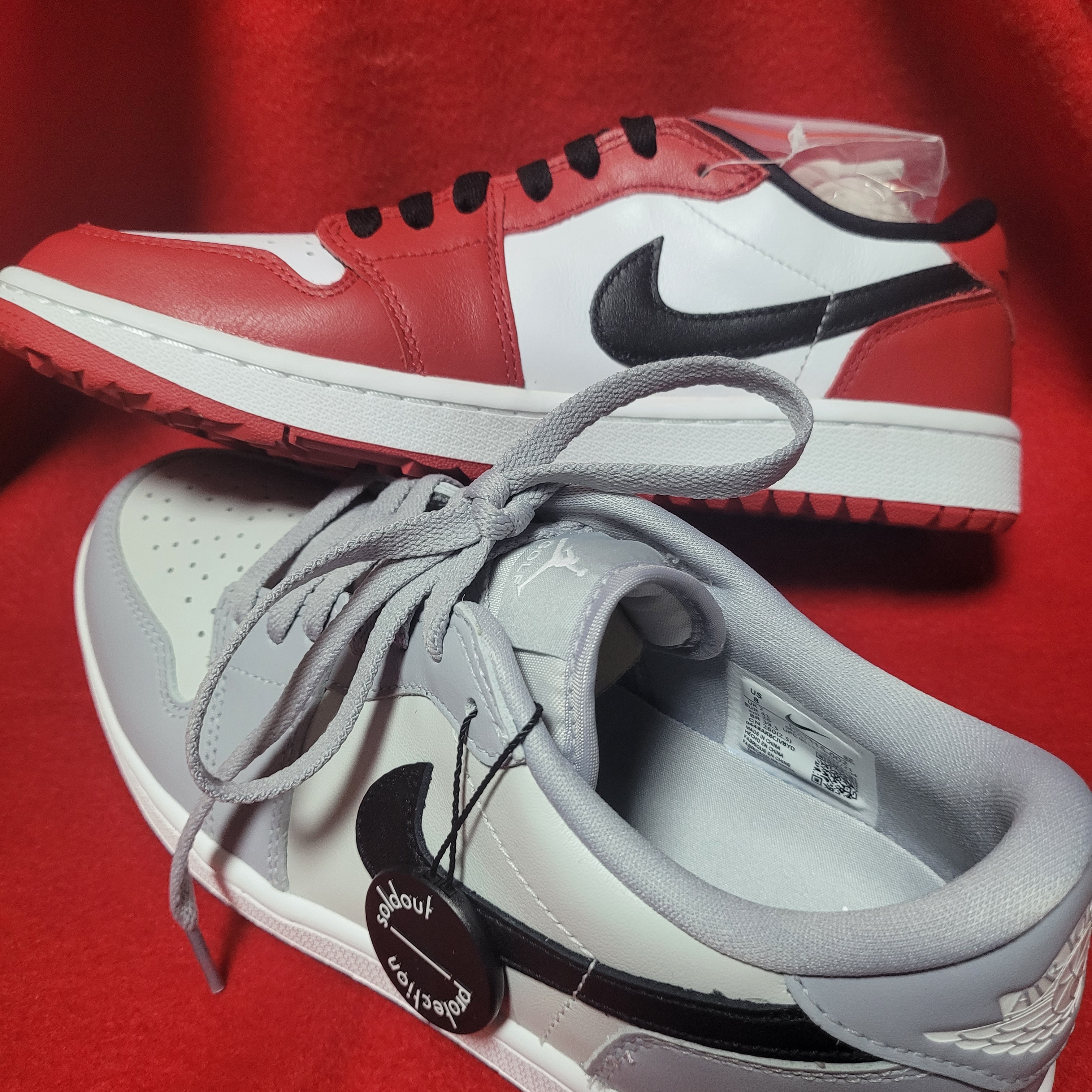 Jordan 1 Low Golf Chicago, Jordan 1 Low Golf Wolf Grey 착용 스타일 - 4