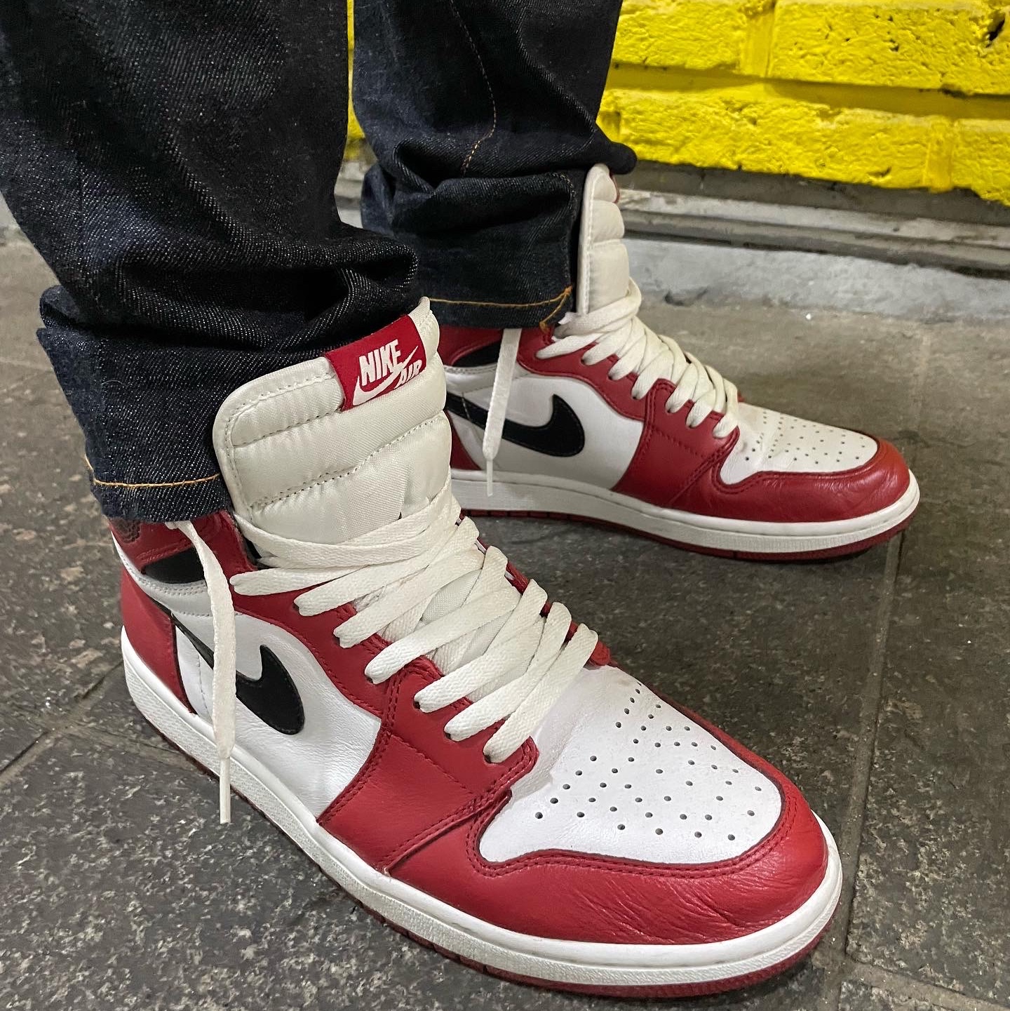 Jordan 1 Retro High OG Chicago 2015 착용 스타일 - 5