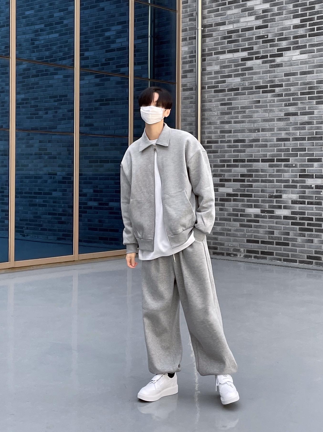 Nike x Peaceminusone Kwondo1 White 착용 스타일 - 1