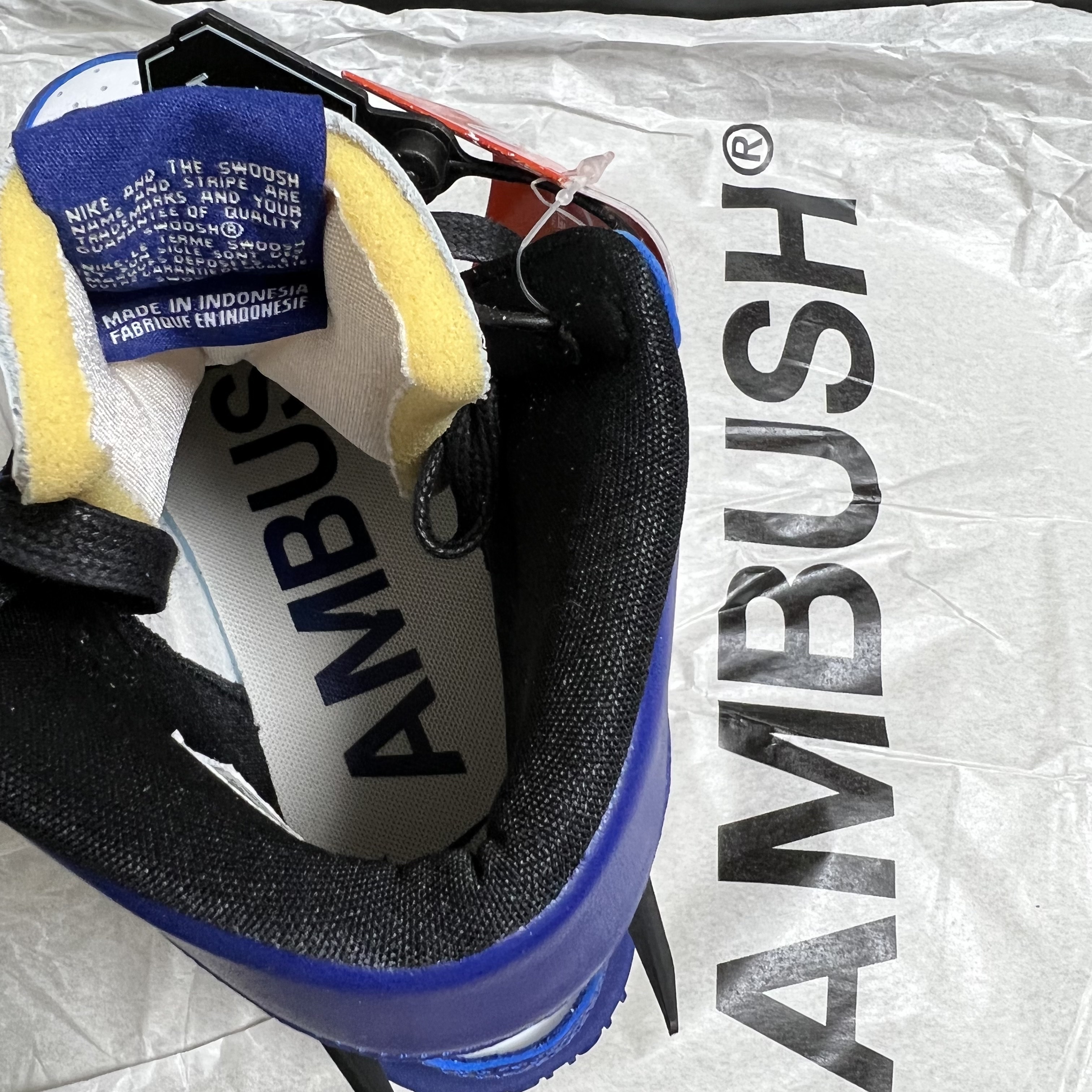 Nike x Ambush Dunk High Deep Royal Blue 착용 스타일 - 4