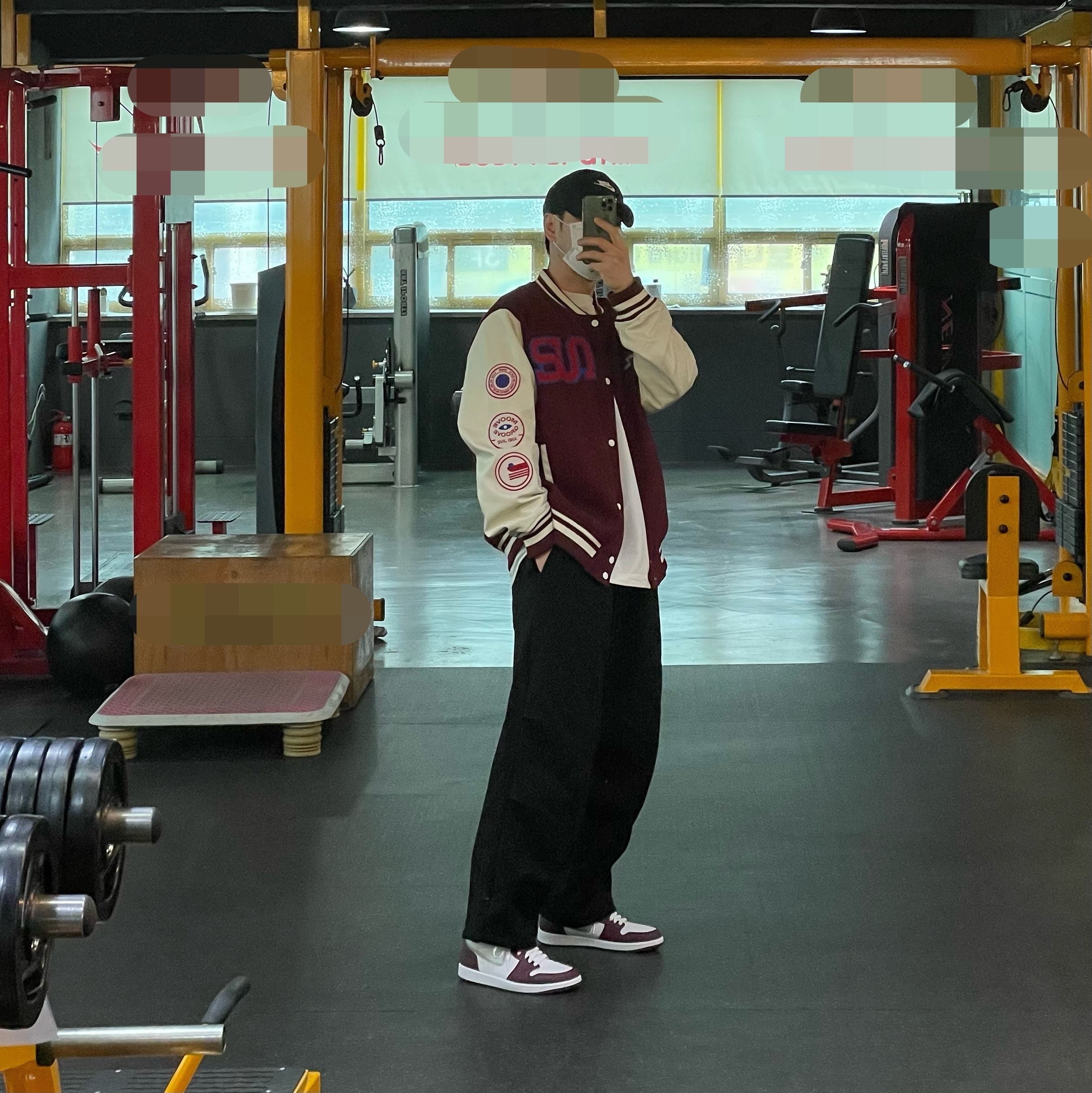 Jordan 1 Retro High OG Bordeaux 착용 스타일