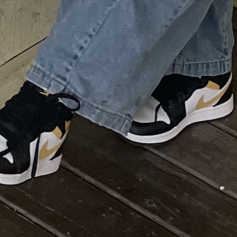 (GS) Jordan 1 Mid Pollen 착용 스타일 - 2
