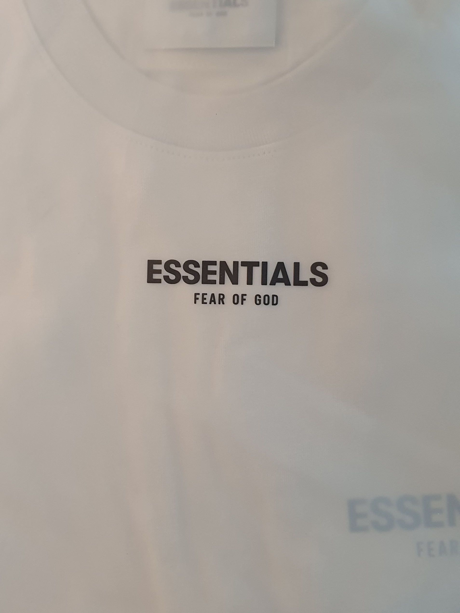 Essentials The Core Collection T-Shirt Tan 착용 스타일