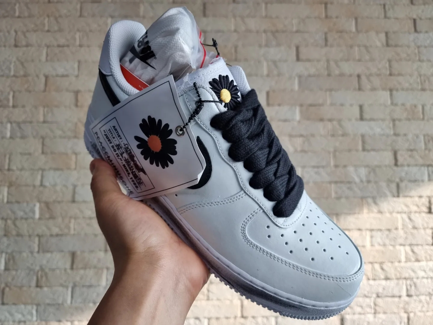 Nike x Peaceminusone Air Force 1 Low Para-Noise 2.0 착용 스타일 - 4