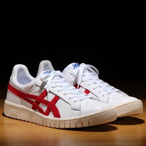 Asics Tiger Gel-PTG White Red 착용 스타일