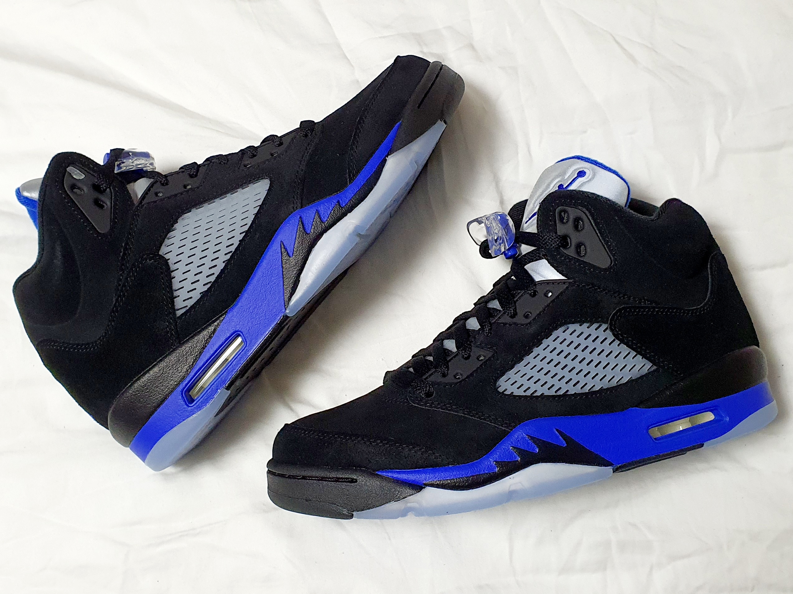 Jordan 5 Retro Racer Blue 착용 스타일 - 1