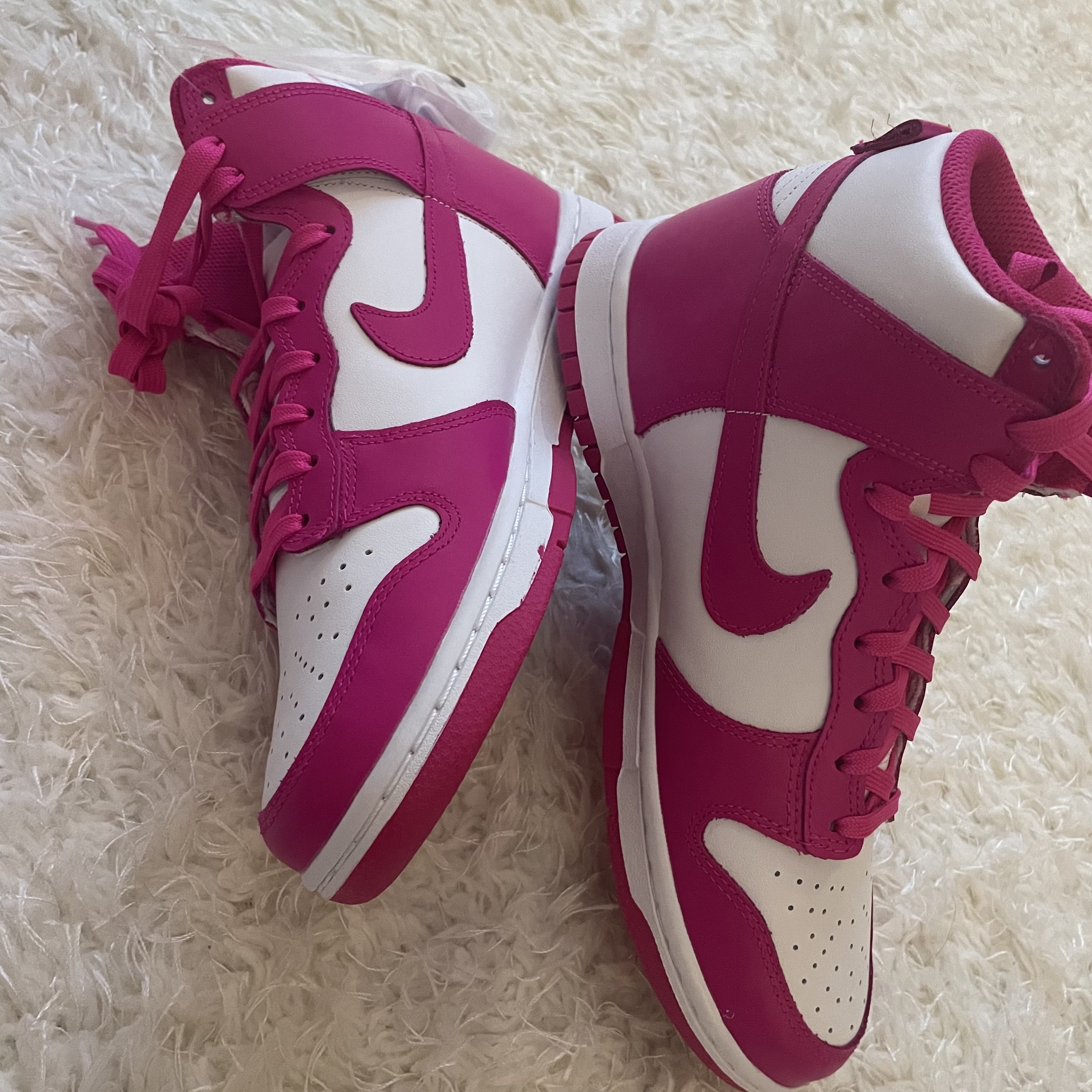 (W) Nike Dunk High Pink Prime 착용 스타일