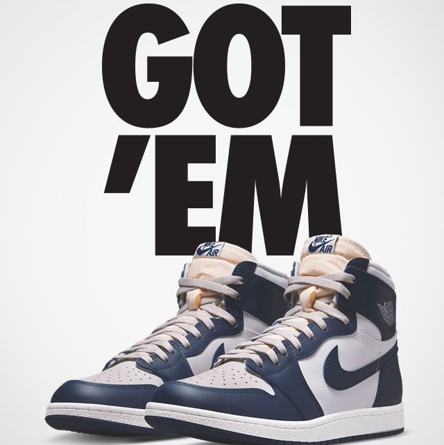 Jordan 1 High 85 College Navy 착용 스타일