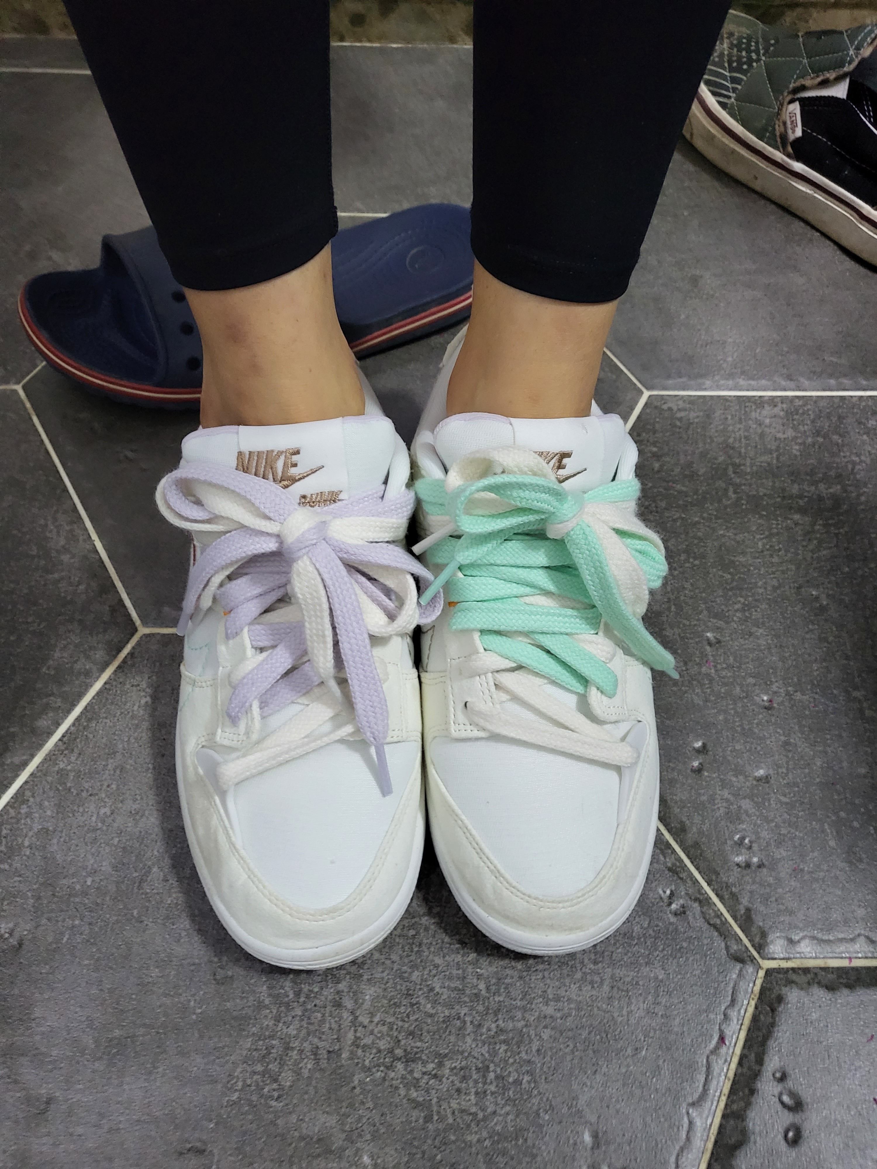 (W) Nike Dunk Low Disrupt 2 Pale Ivory Sail 착용 스타일 - 1