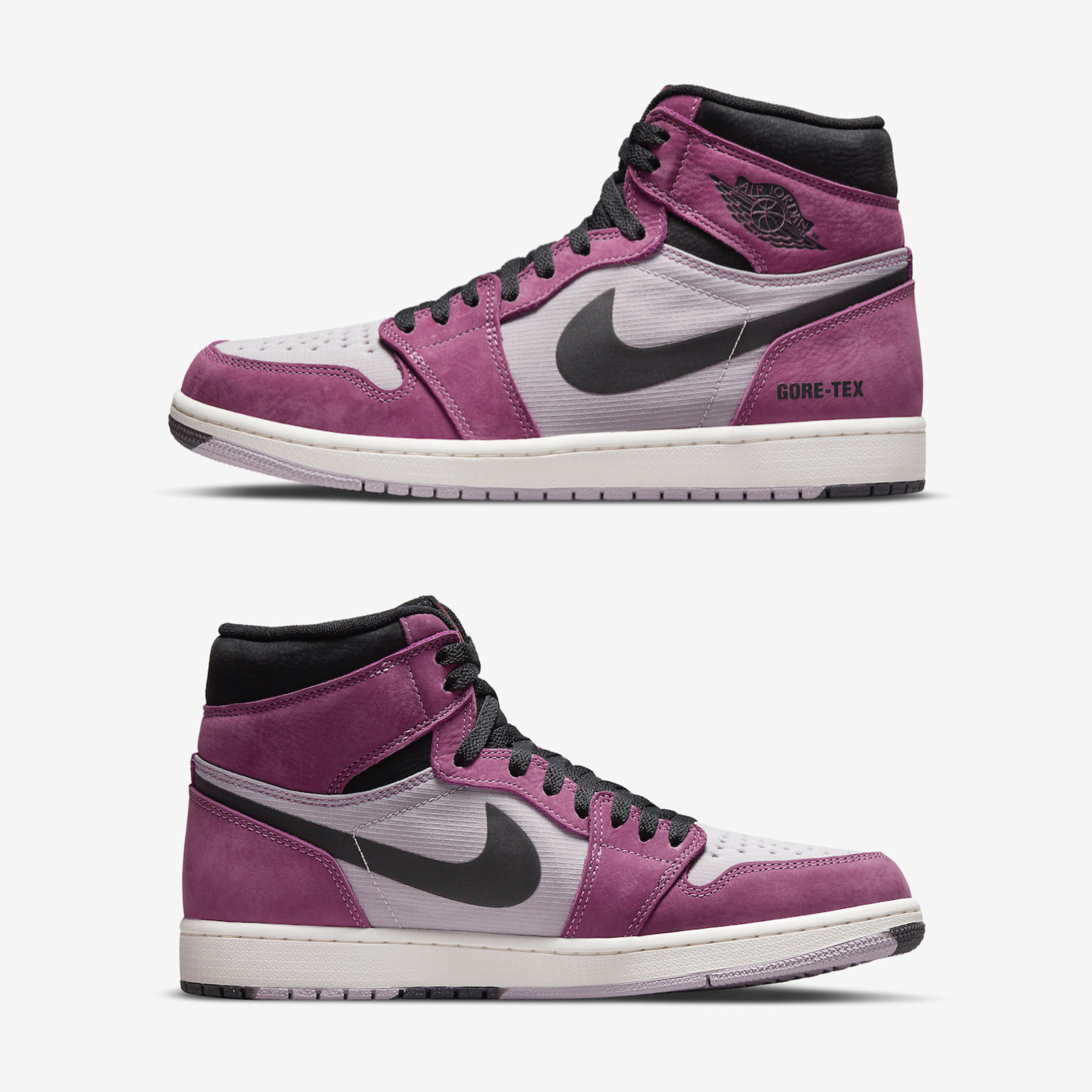 Jordan 1 Element Gore-Tex Berry 착용 스타일 - 3
