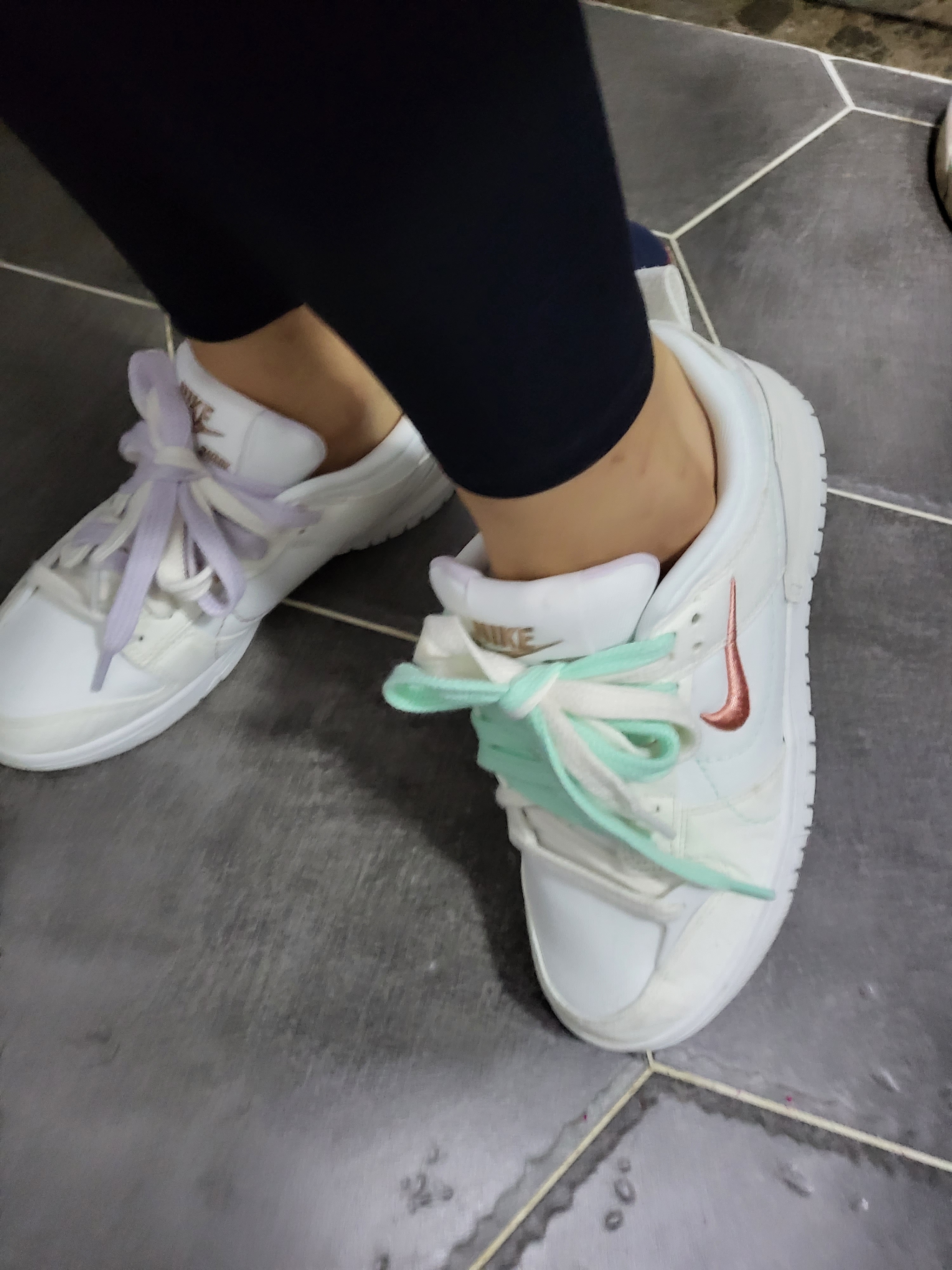 (W) Nike Dunk Low Disrupt 2 Pale Ivory Sail 착용 스타일 - 2