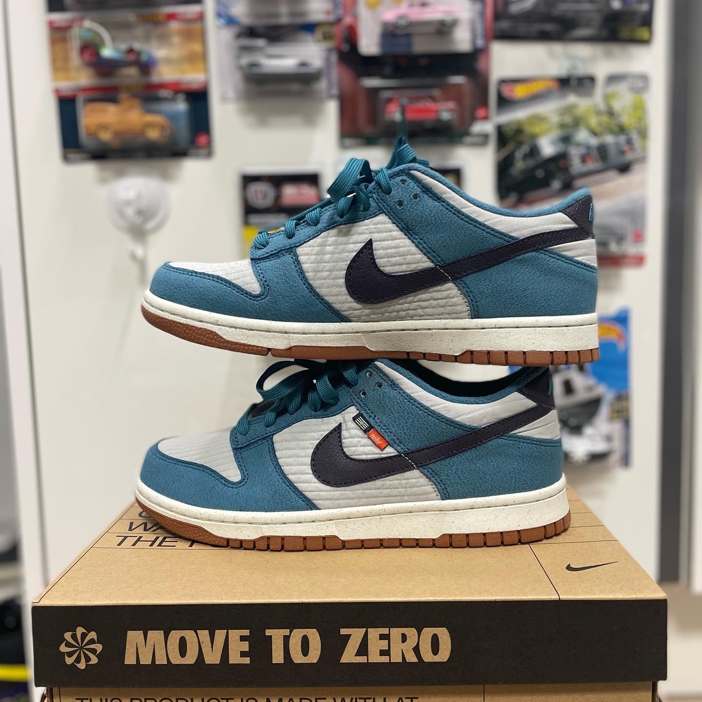 (GS) Nike Dunk Low SE Next Nature Riftblue 착용 스타일 - 2