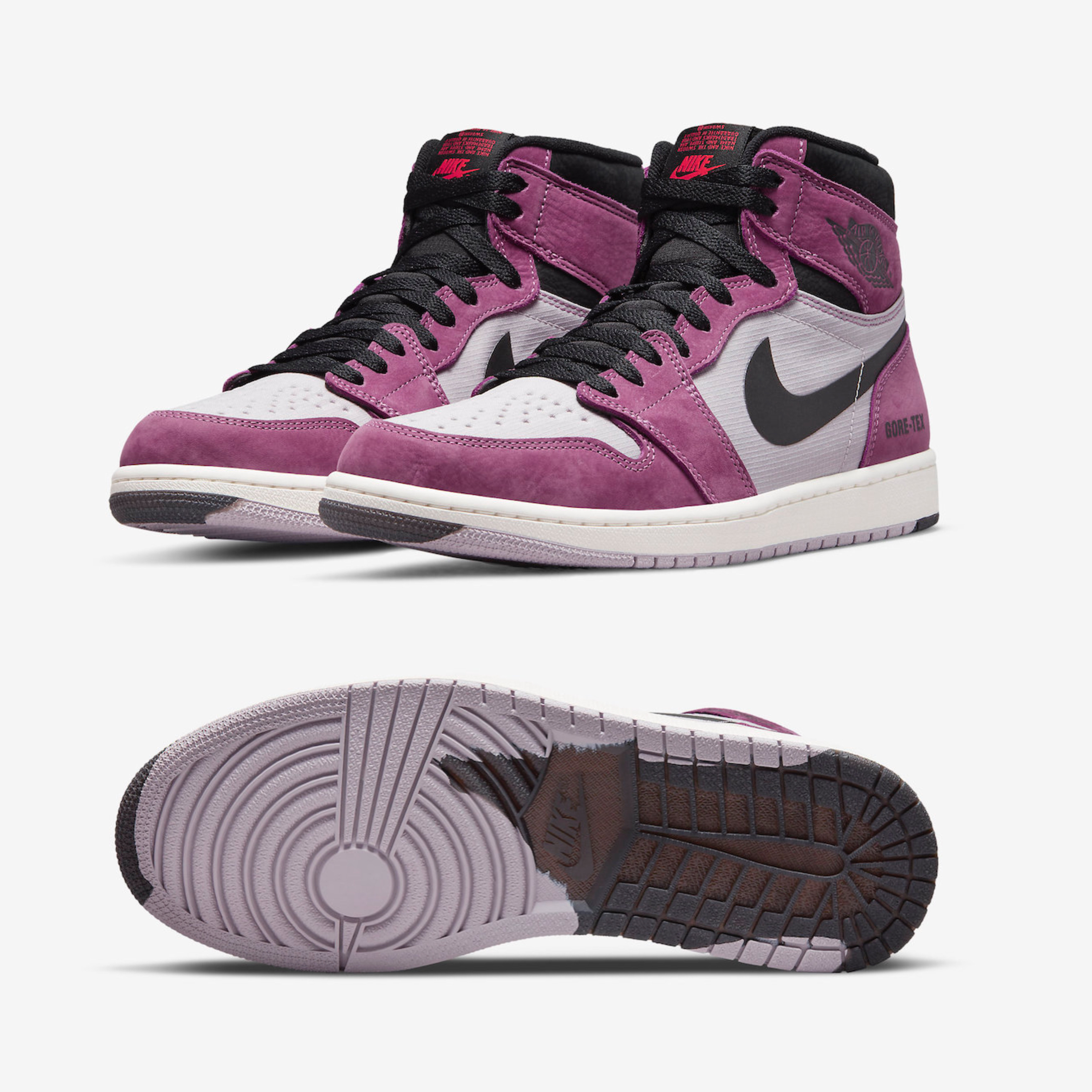Jordan 1 Element Gore-Tex Berry 착용 스타일 - 2