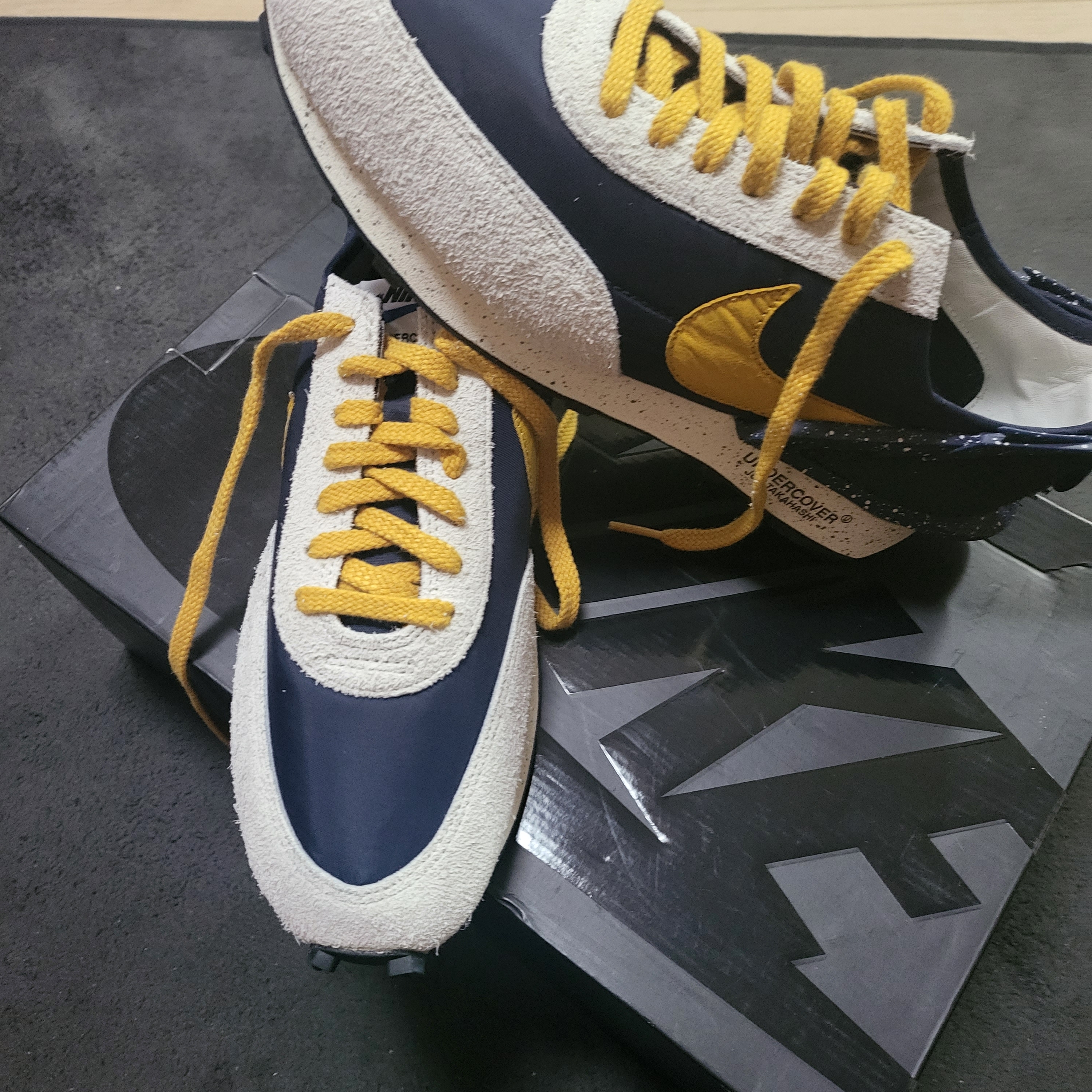 (W) Nike x Undercover Daybreak Obsidian 착용 스타일 - 4