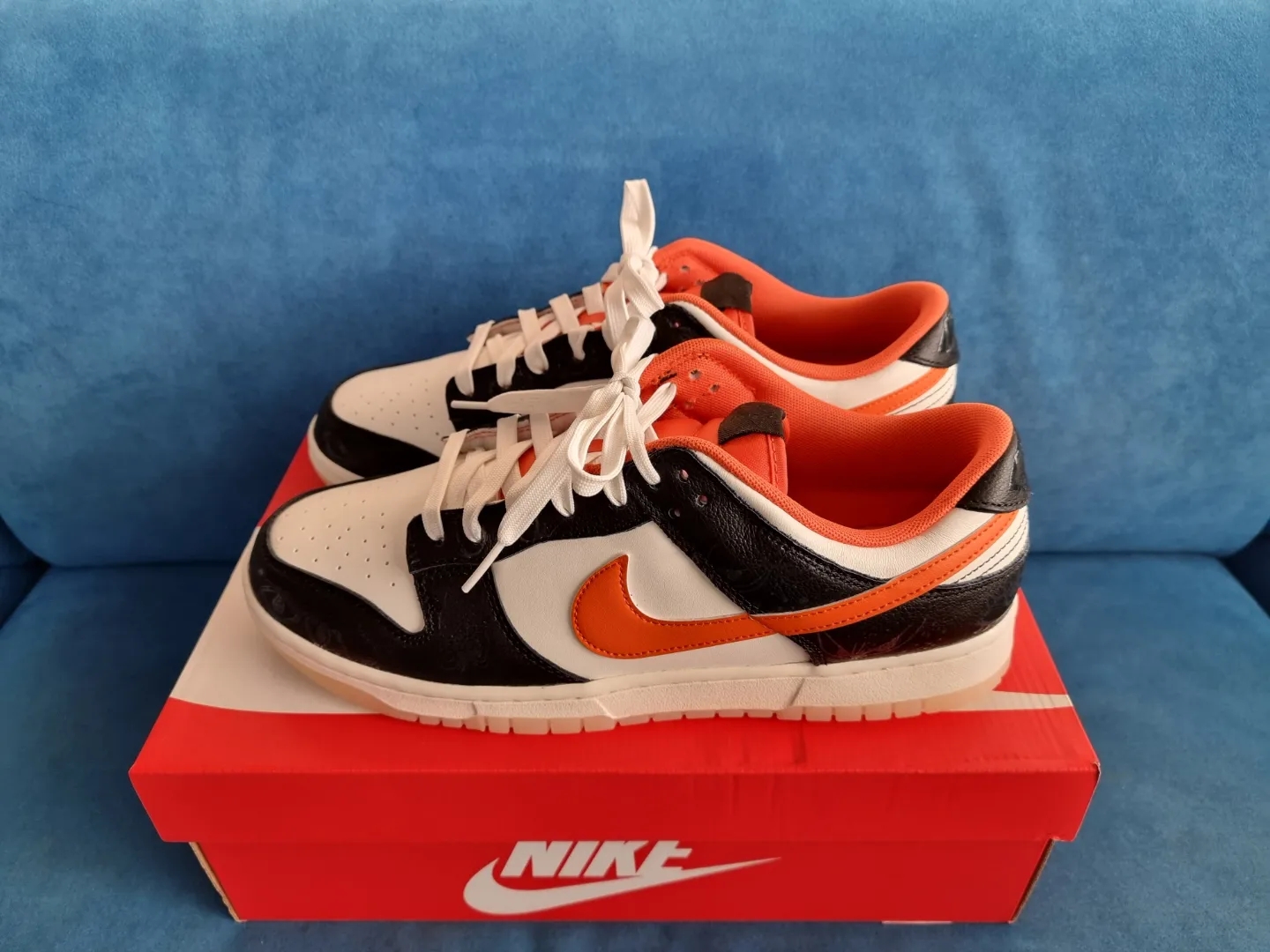 Nike Dunk Low Retro PRM Halloween 착용 스타일 - 1