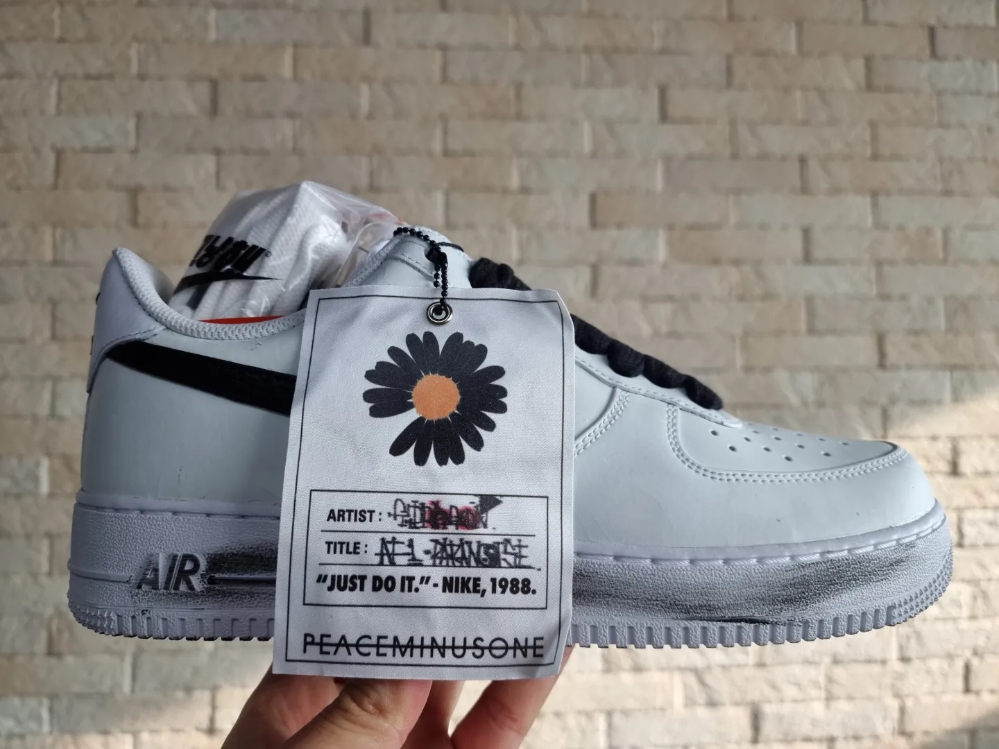 Nike x Peaceminusone Air Force 1 Low Para-Noise 2.0 착용 스타일 - 2