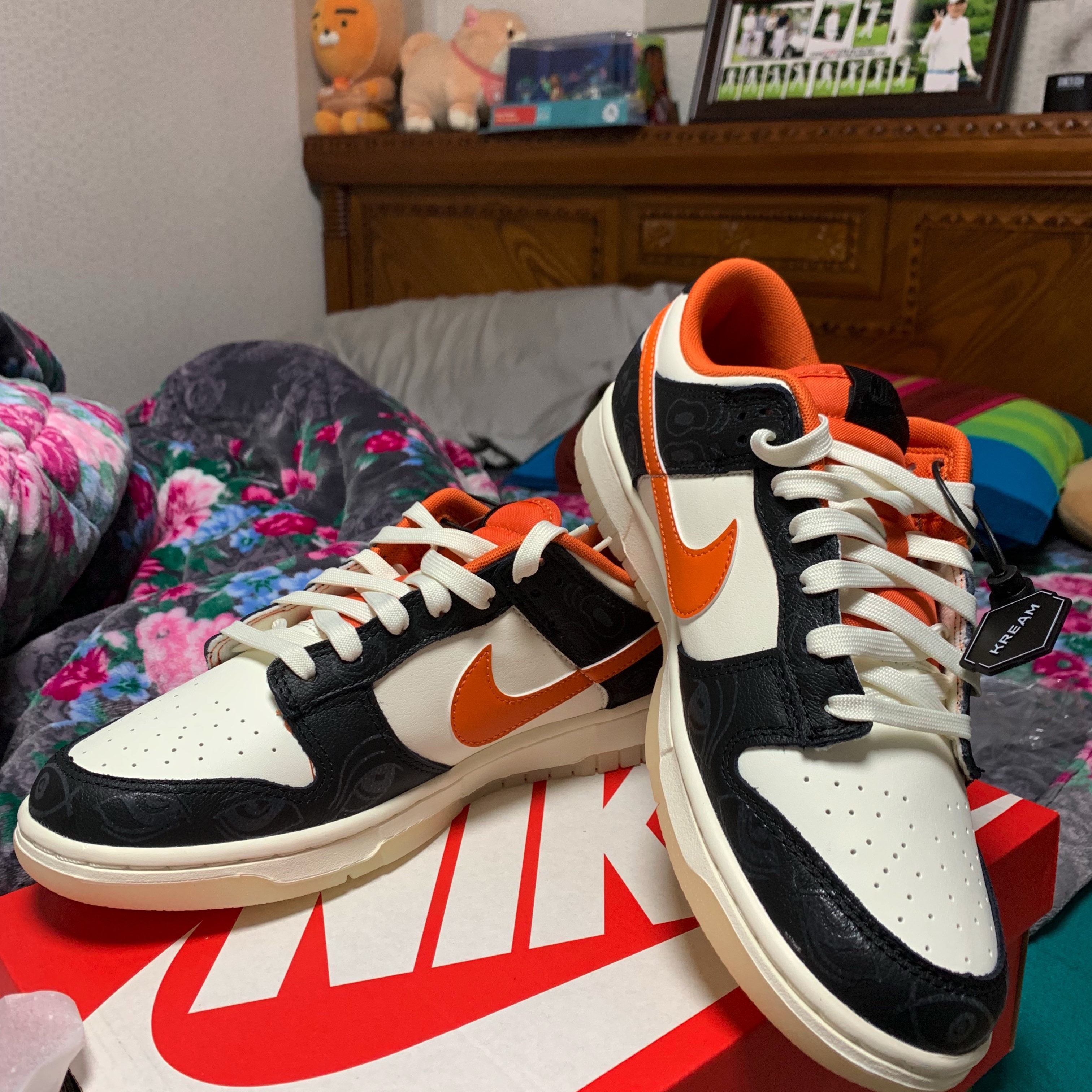Nike Dunk Low Retro PRM Halloween 착용 스타일
