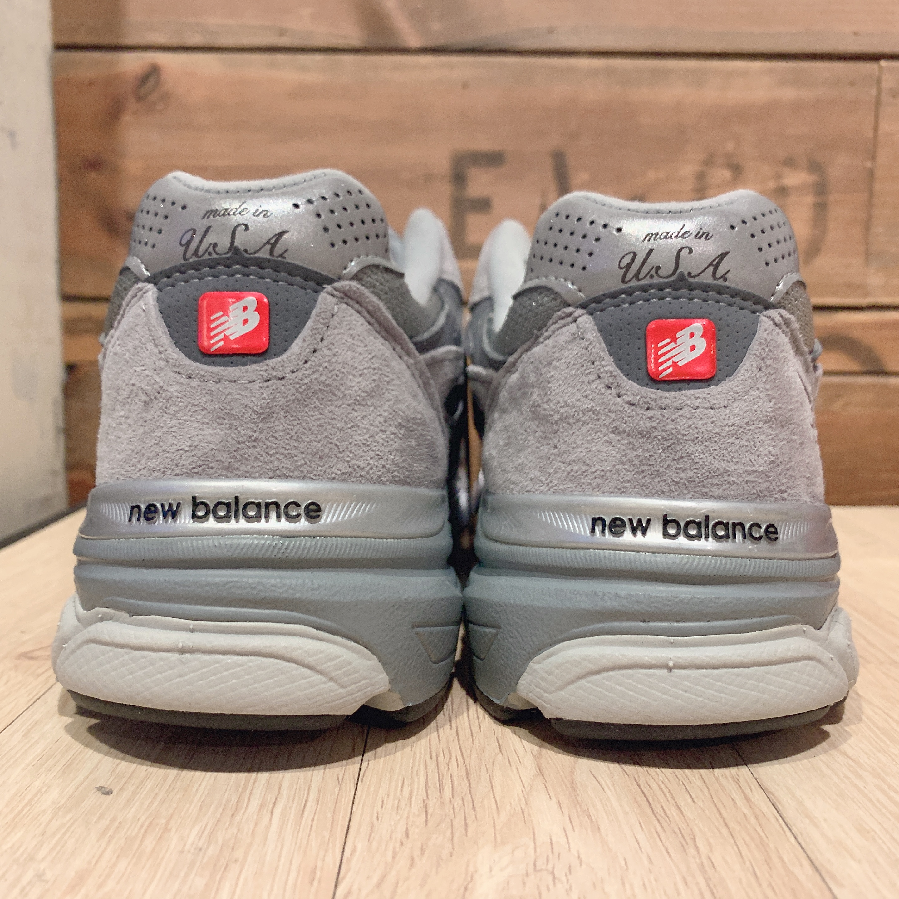 New Balance 990vs3 Made in USA Grey - D Standard 착용 스타일 - 2