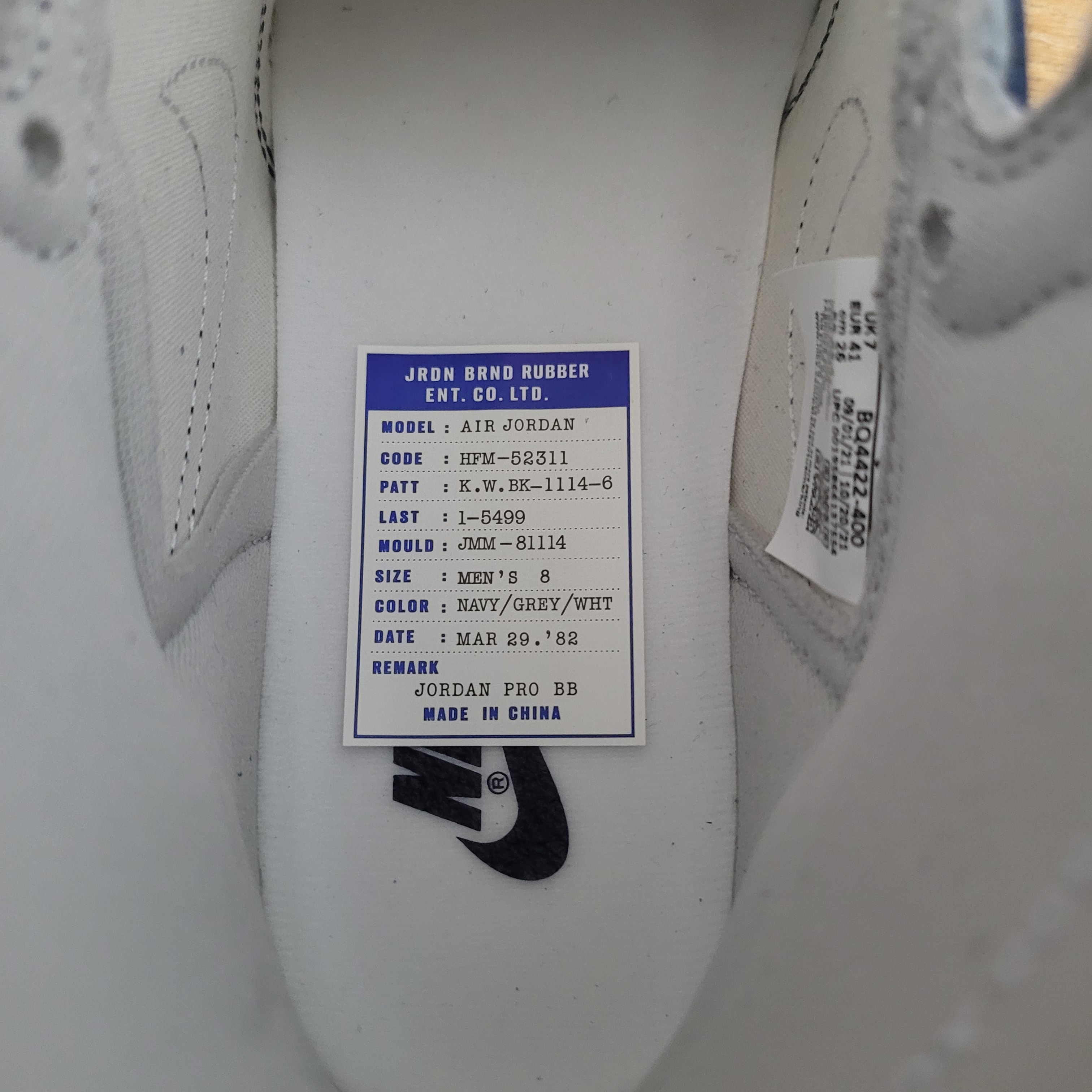 Jordan 1 High 85 College Navy 착용 스타일 - 4