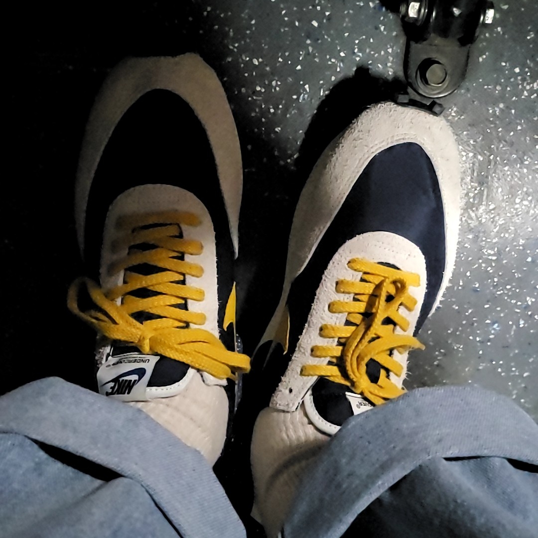 (W) Nike x Undercover Daybreak Obsidian 착용 스타일 - 2