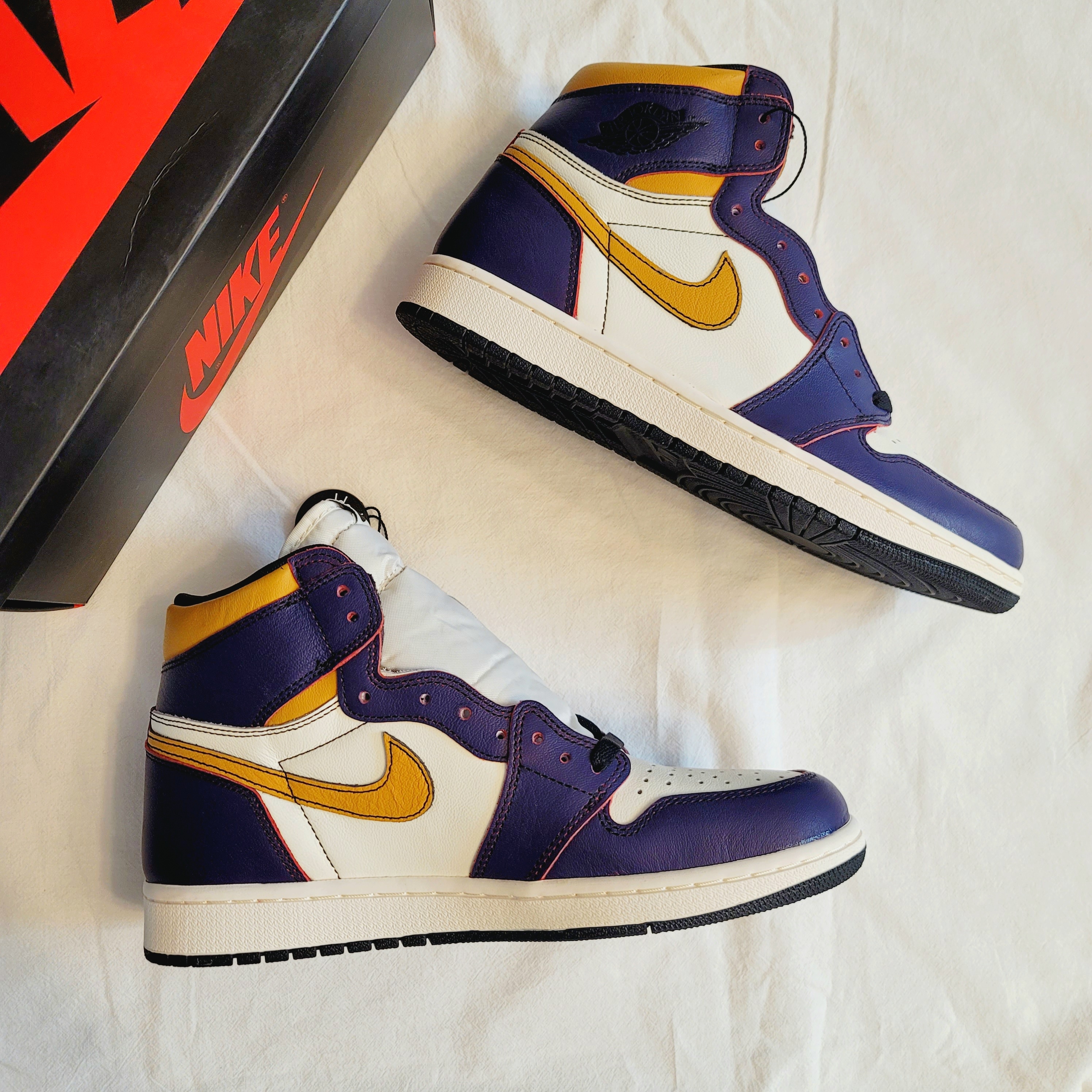 Jordan 1 Retro High OG Defiant SB LA to Chicago 착용 스타일 - 1