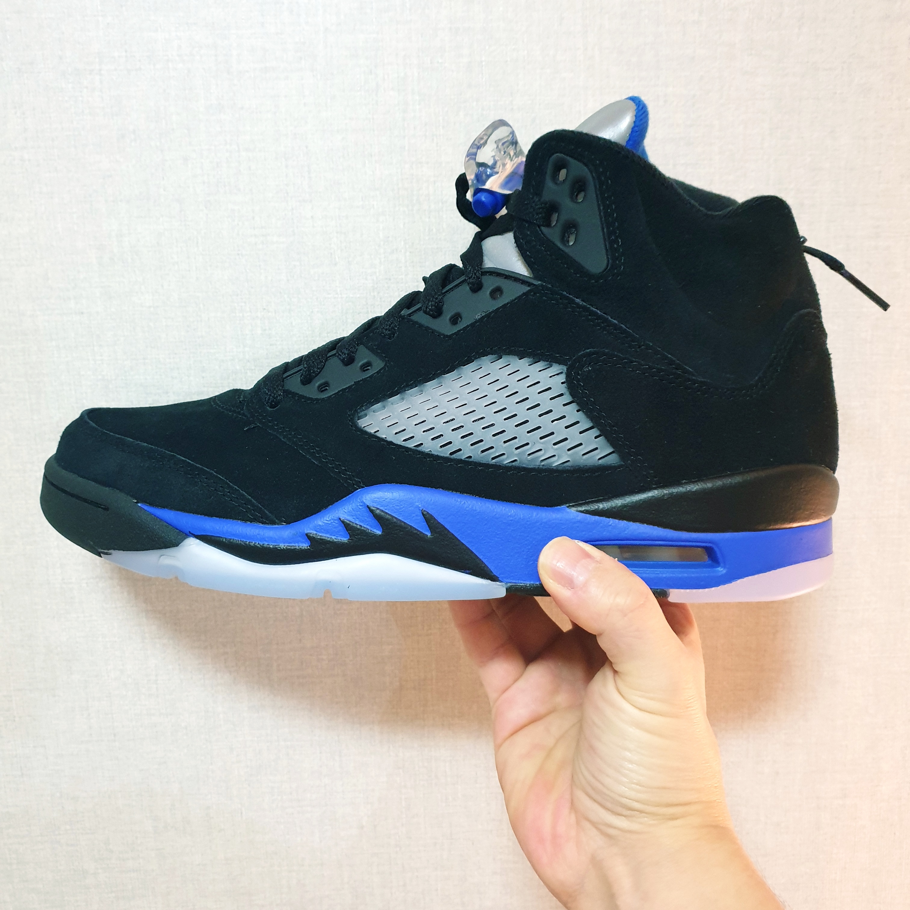 Jordan 5 Retro Racer Blue 착용 스타일 - 1