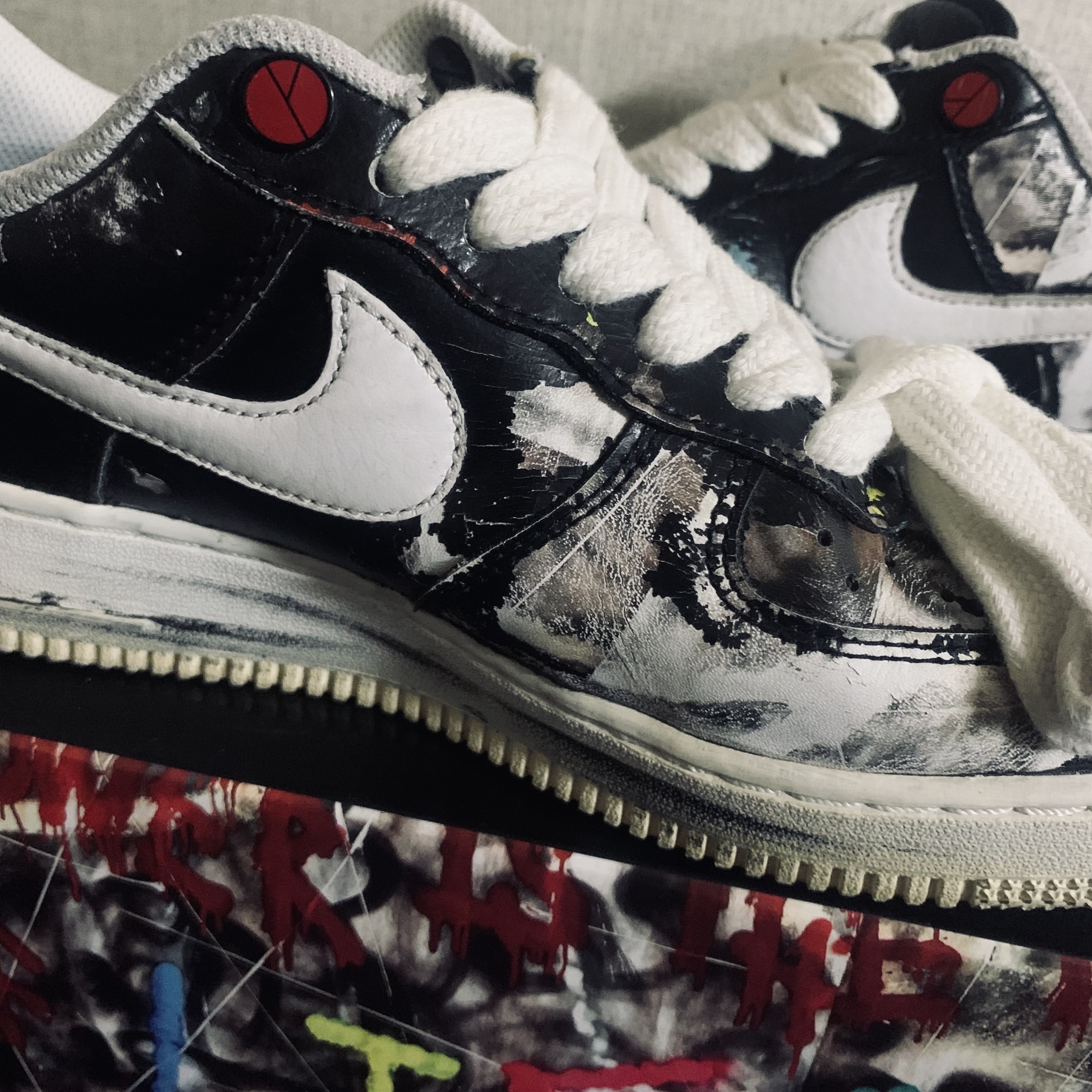 Nike x Peaceminusone Air Force 1 Low Para-Noise 착용 스타일