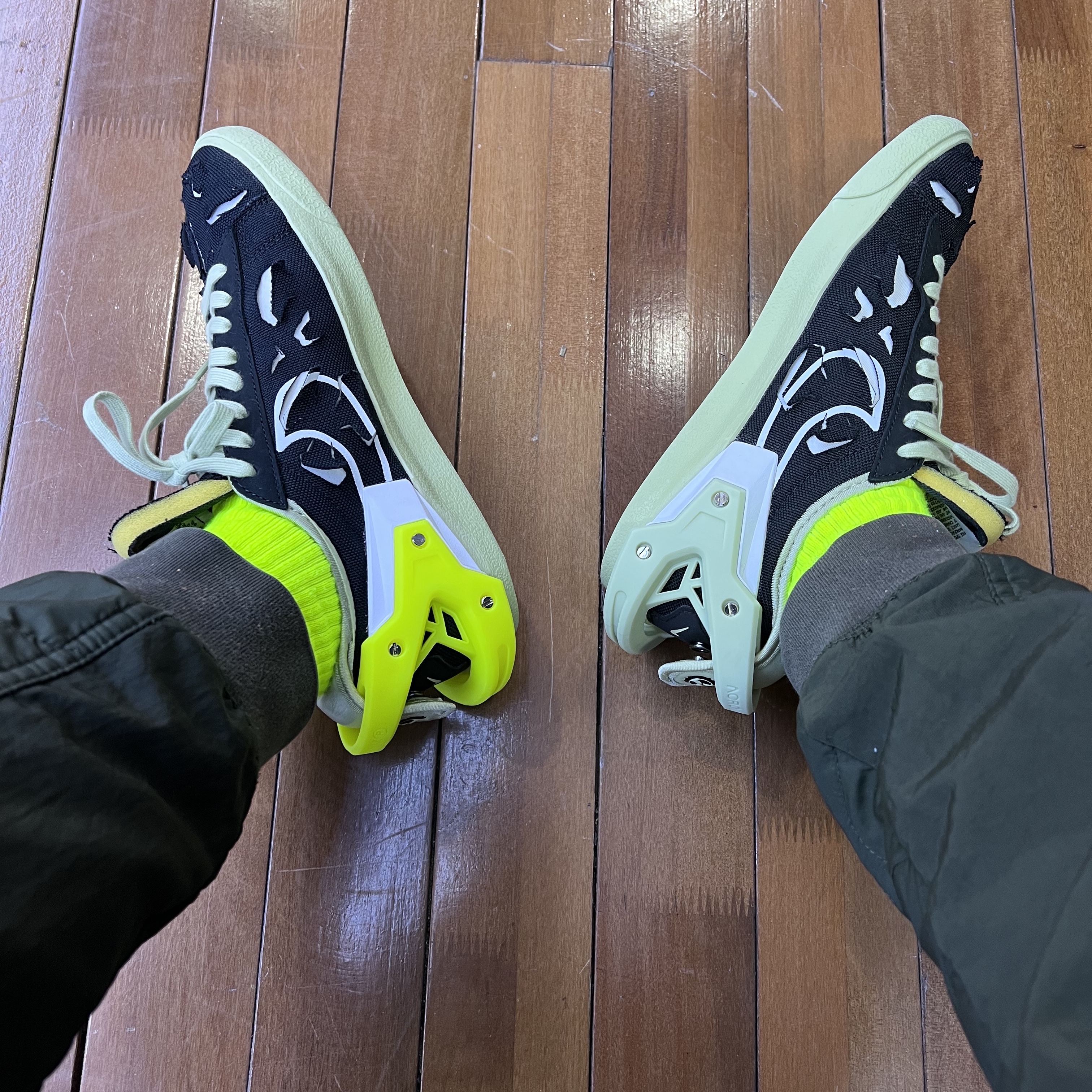 Nike x Acronym Blazer Low Black 착용 스타일 - 1
