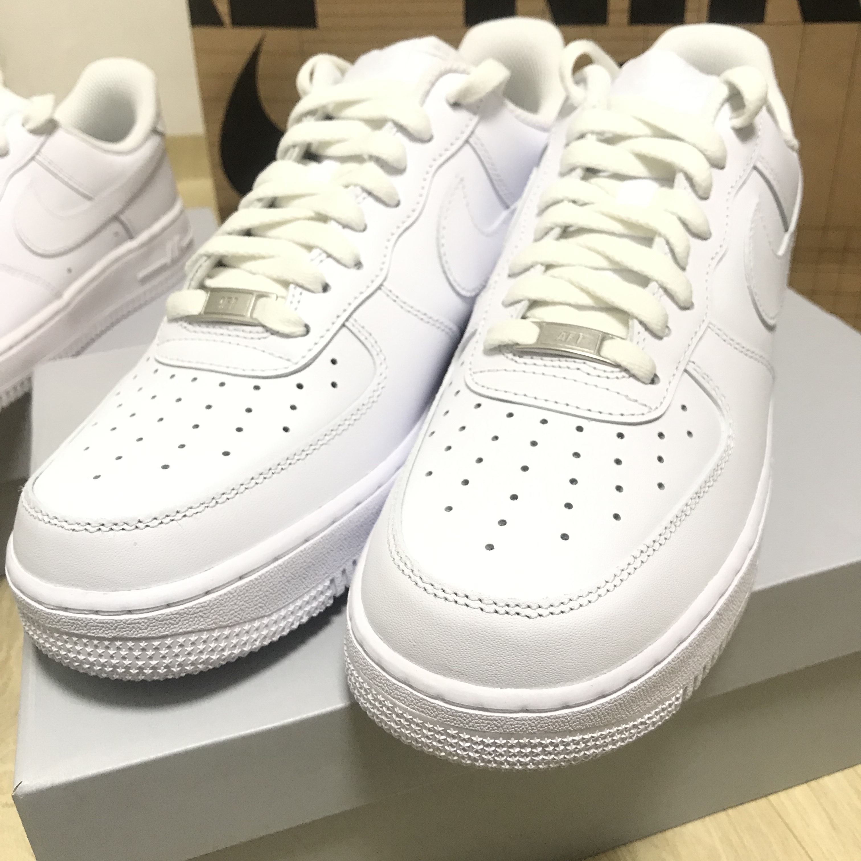 Nike Air Force 1 '07 Low White, (W) Nike Air Force 1 '07 Low White 착용 스타일 - 2