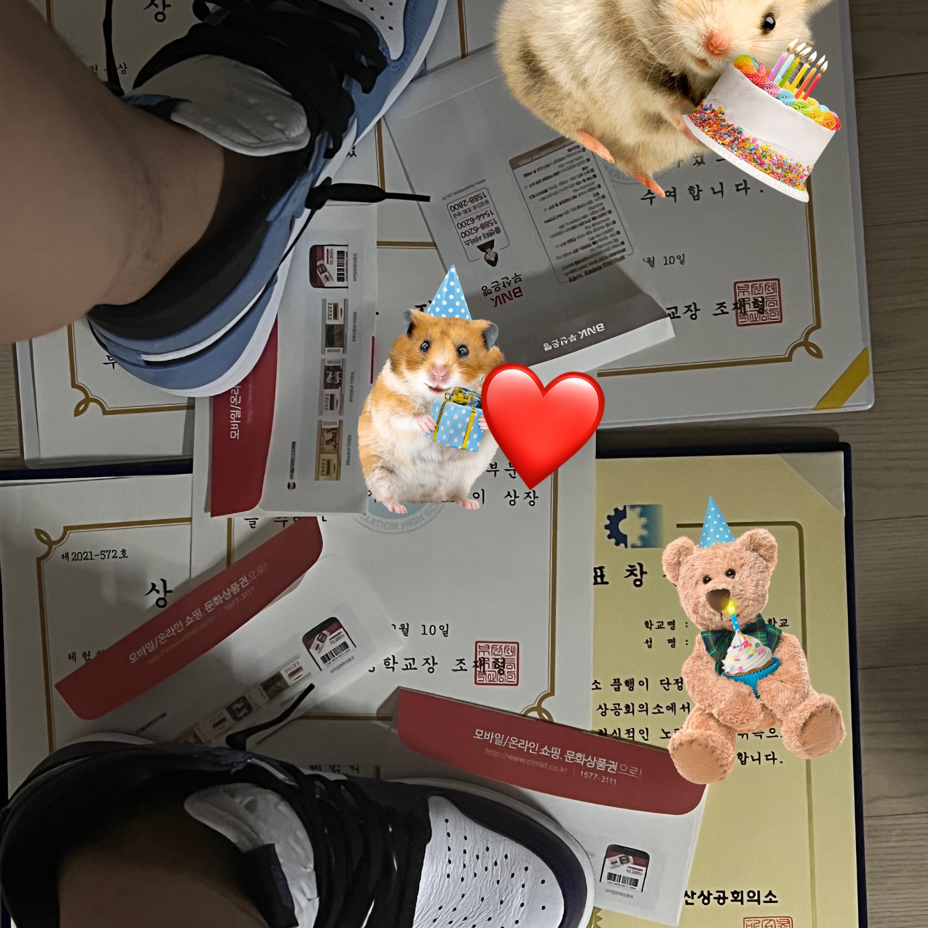 Jordan 1 KO Chicago 2021, Jordan 1 Retro High OG University Blue 착용 스타일 - 2